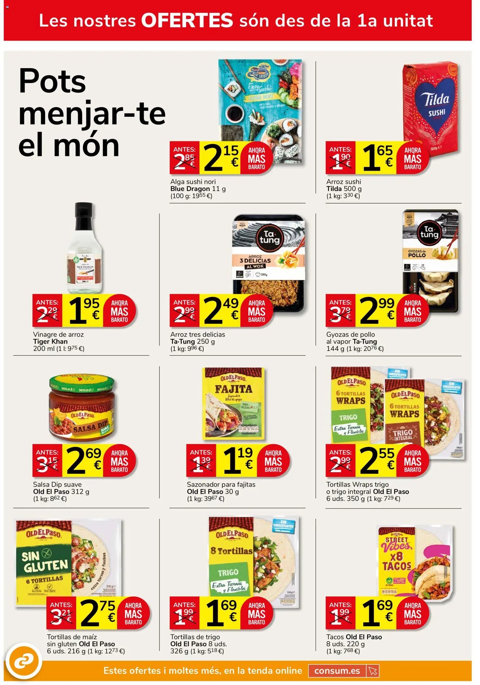 Consum folleto