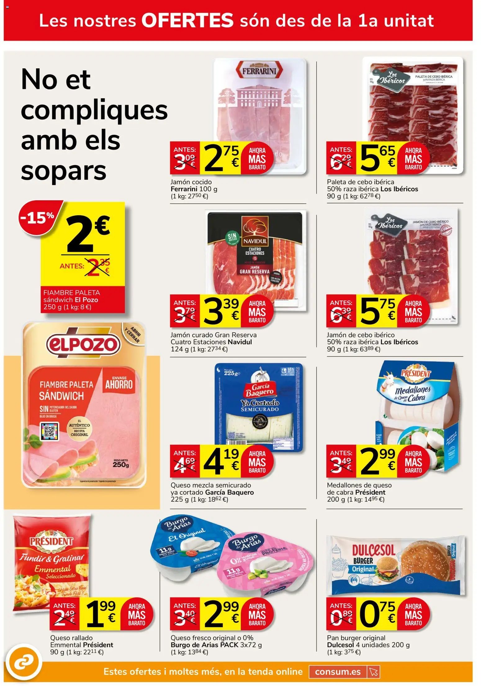 Consum folleto