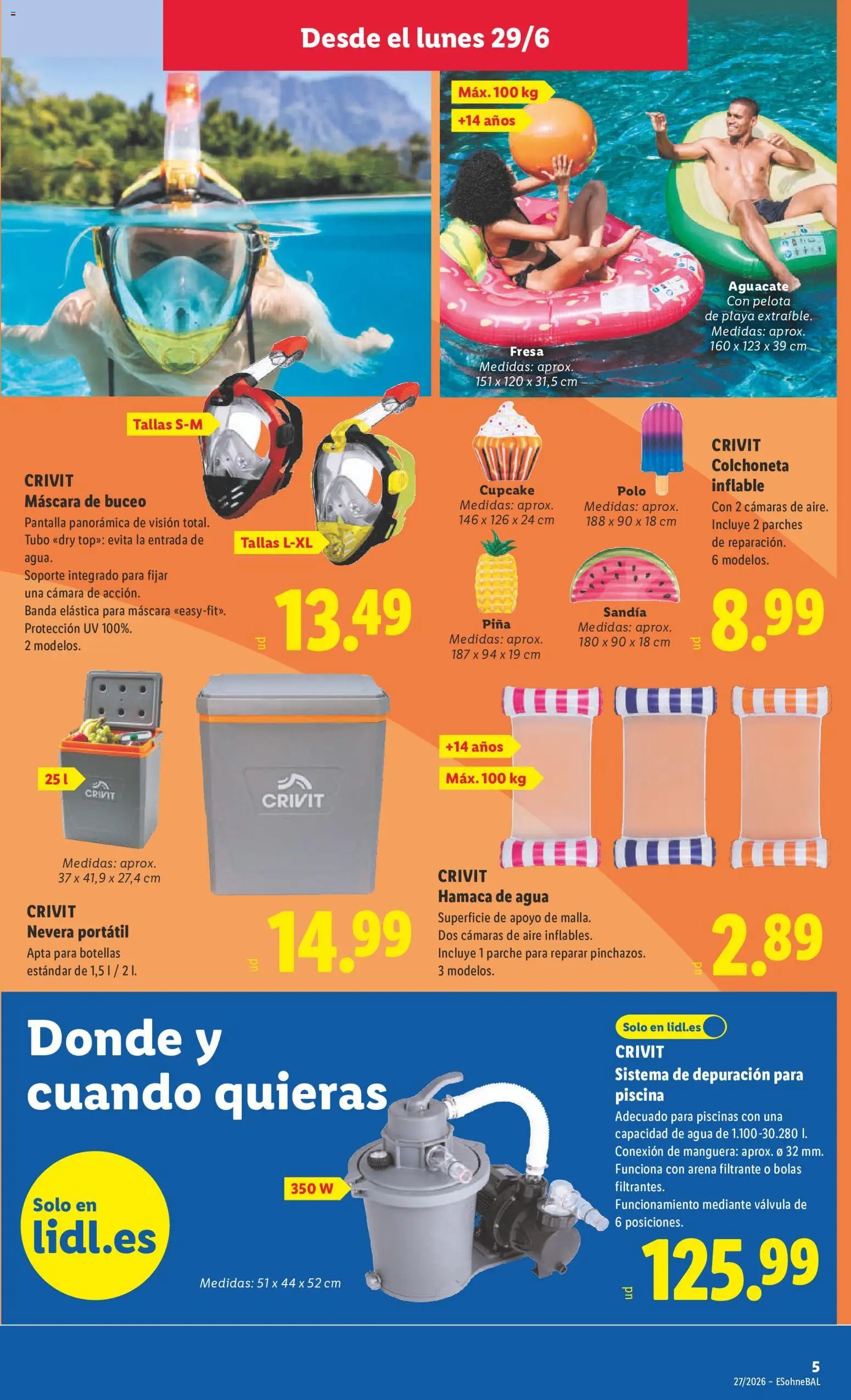 Lidl folleto de bazar