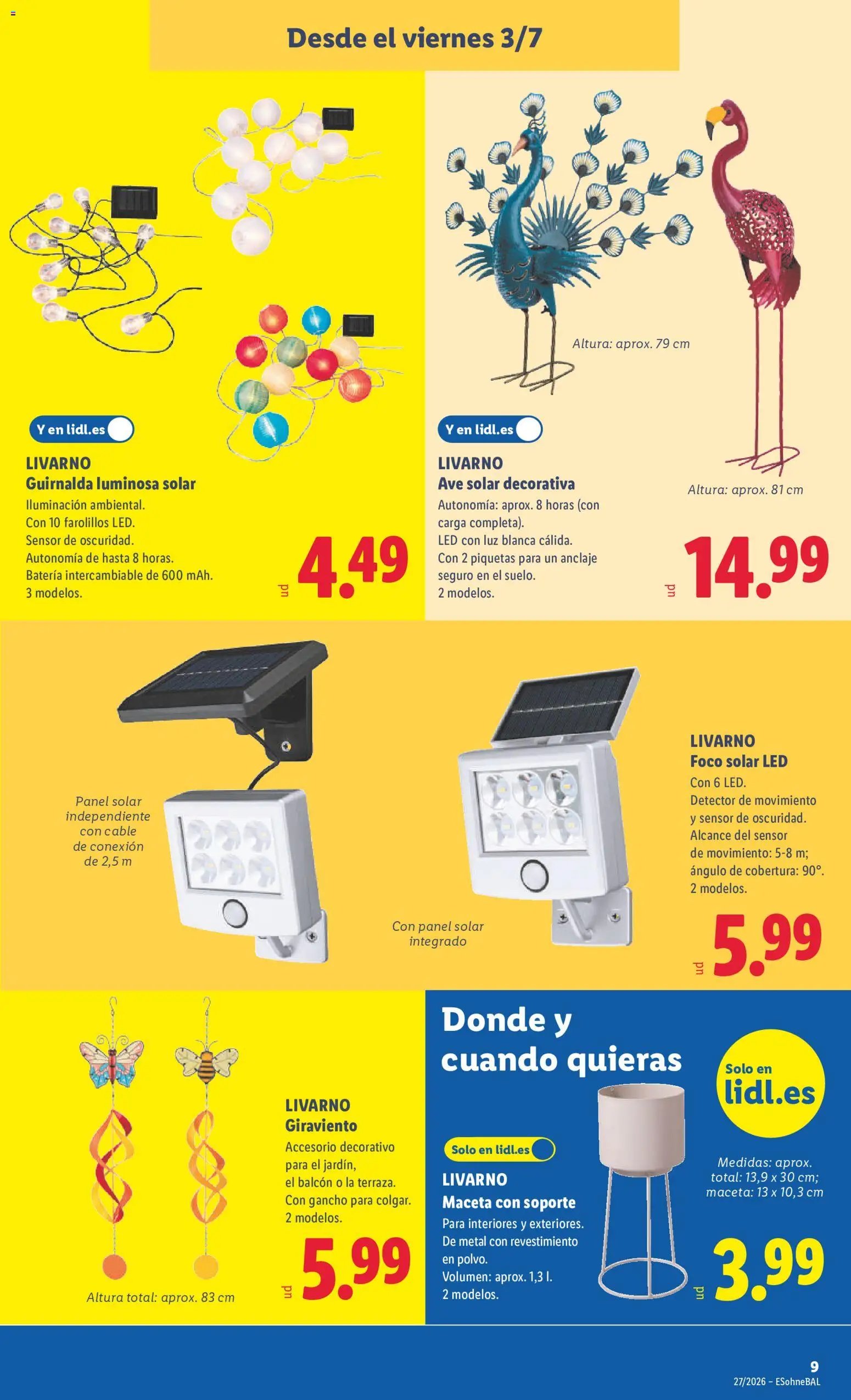 Lidl folleto de bazar