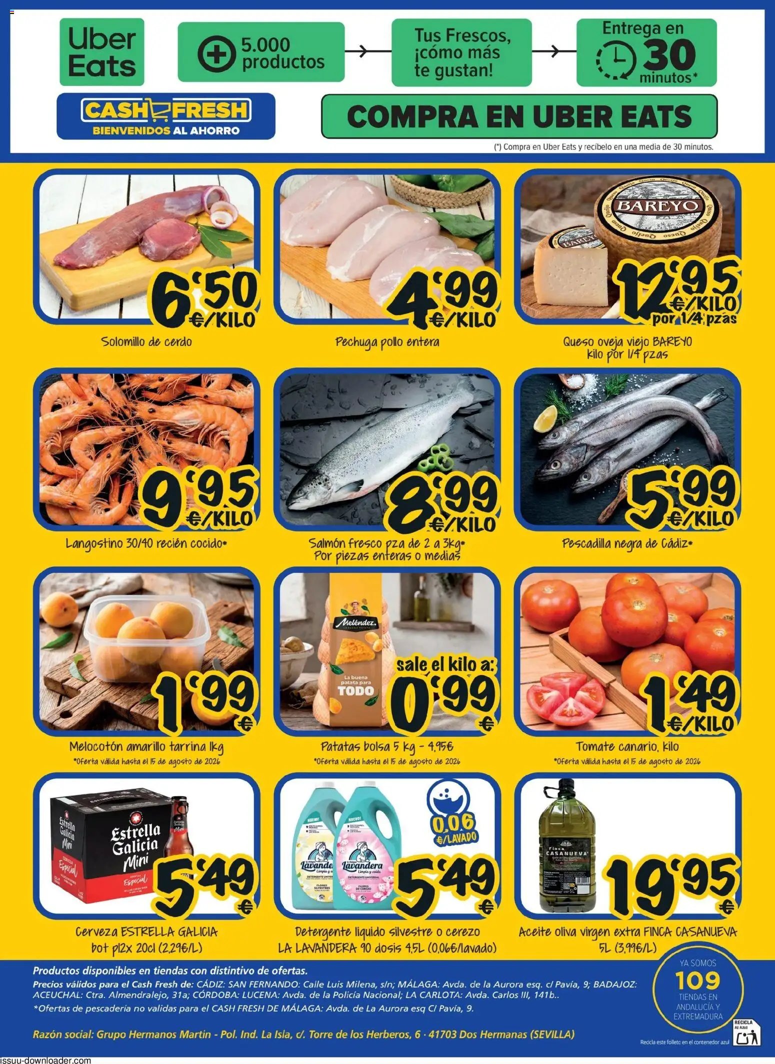 Cash Fresh folleto Bono 10