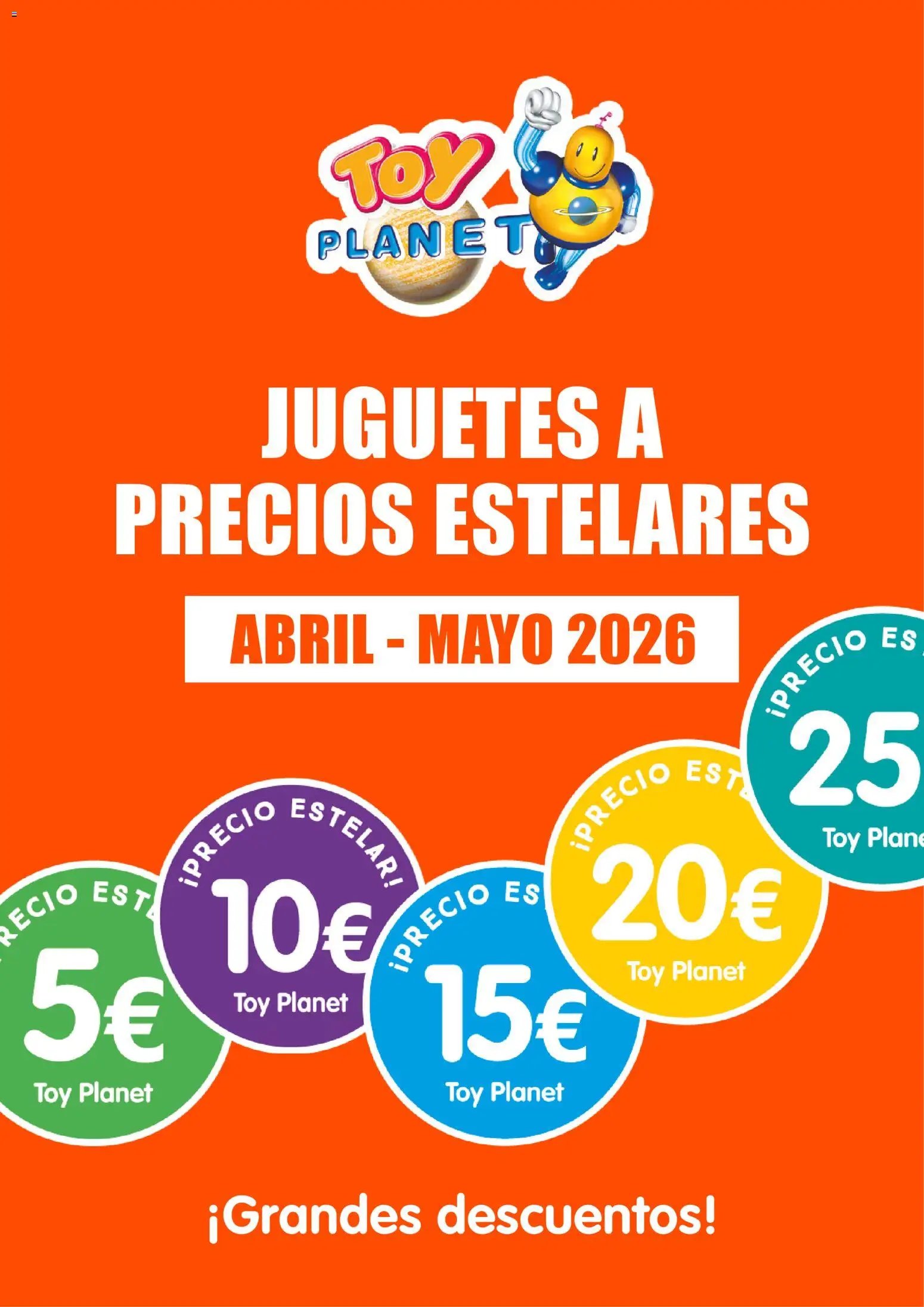 Toy Planet catálogo Precios Estelares