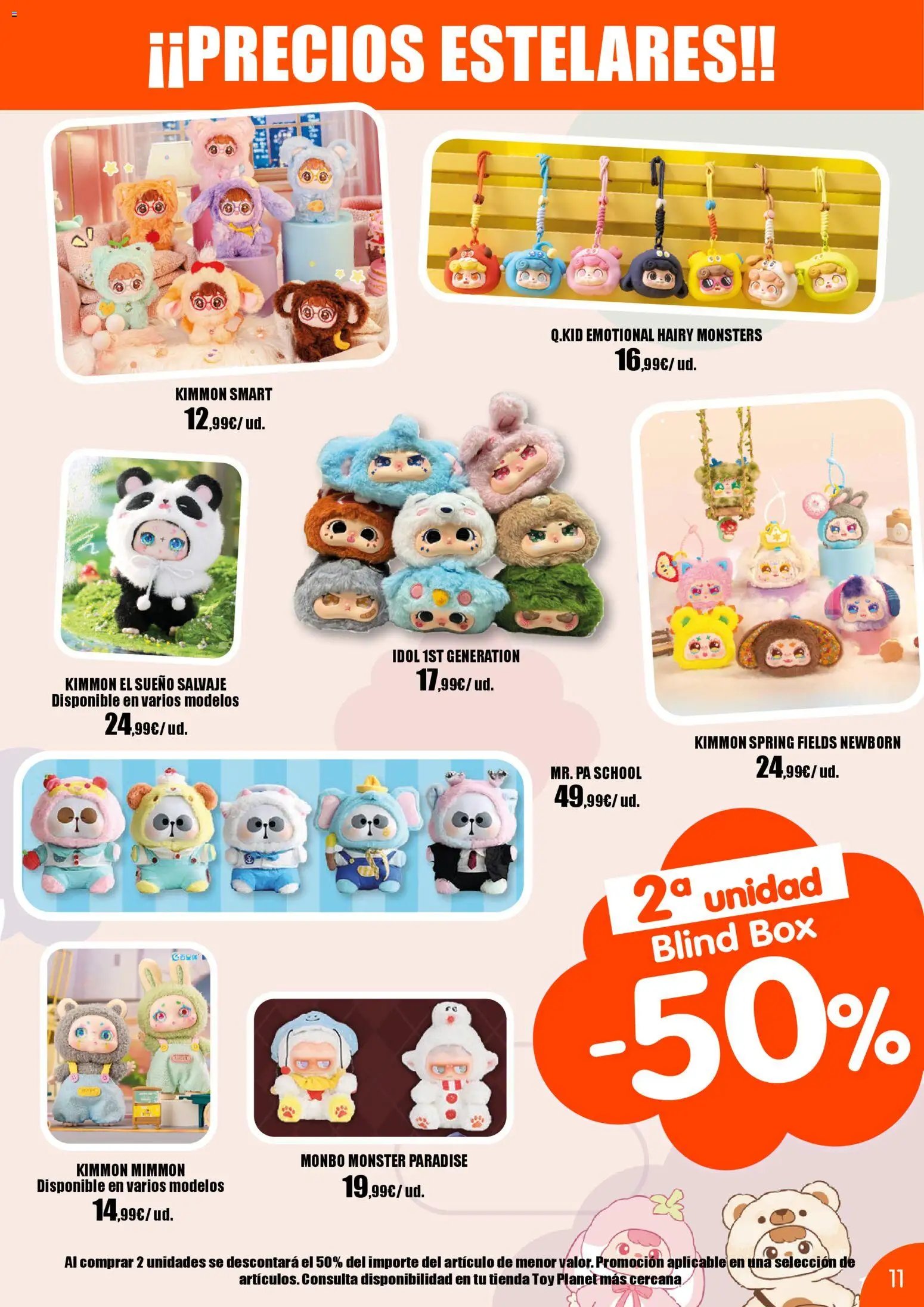 Toy Planet catálogo Precios Estelares