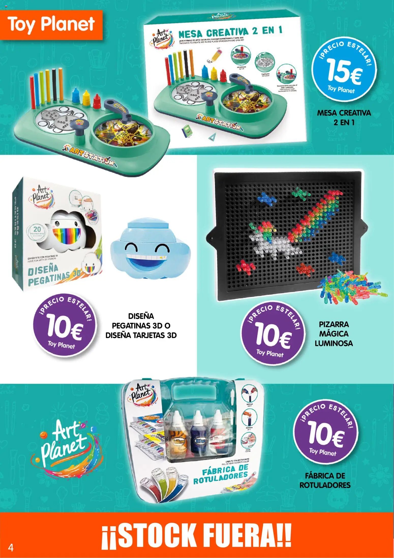 Toy Planet catálogo Precios Estelares