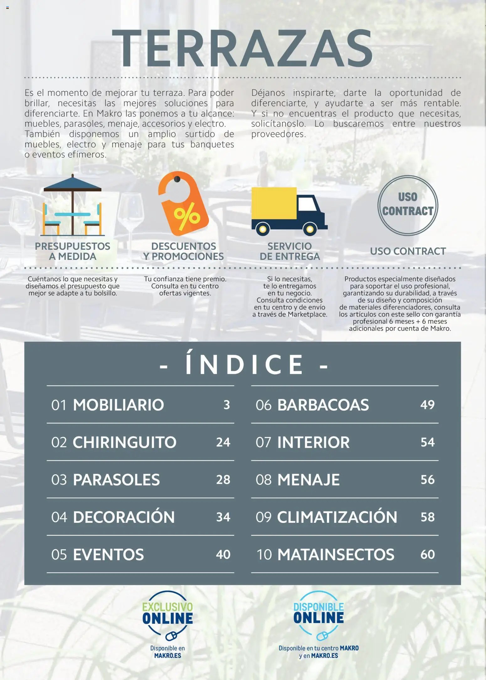 Makro - Especial Terrazas