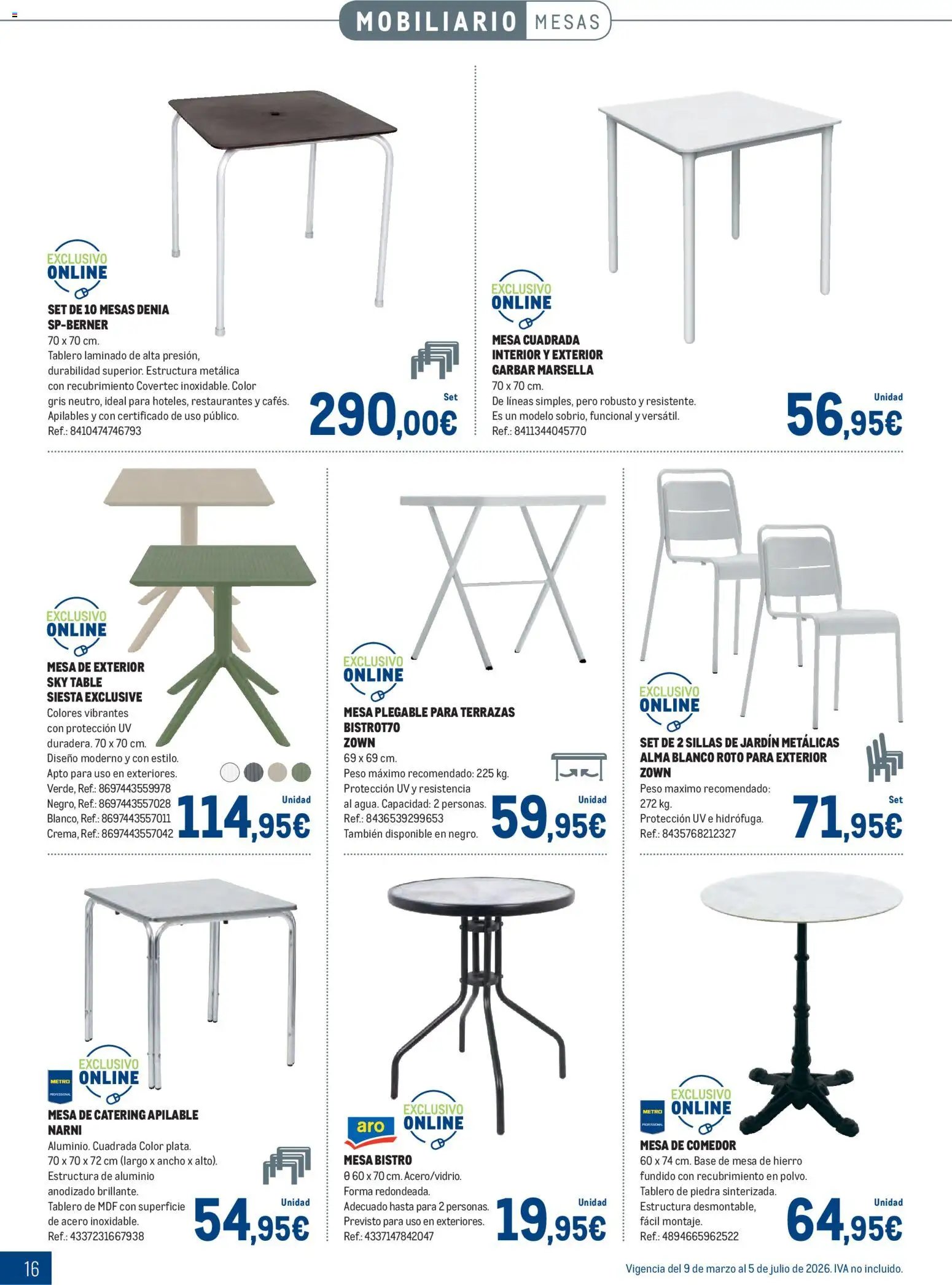 Makro - Especial Terrazas