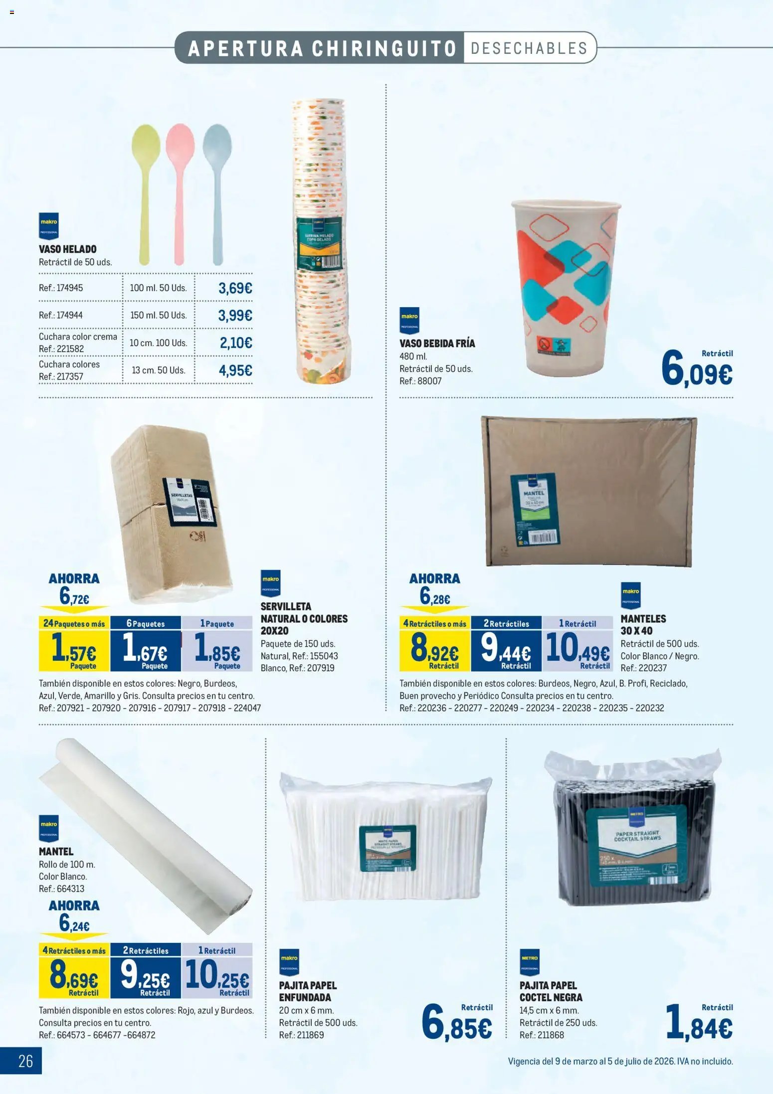 Makro - Especial Terrazas