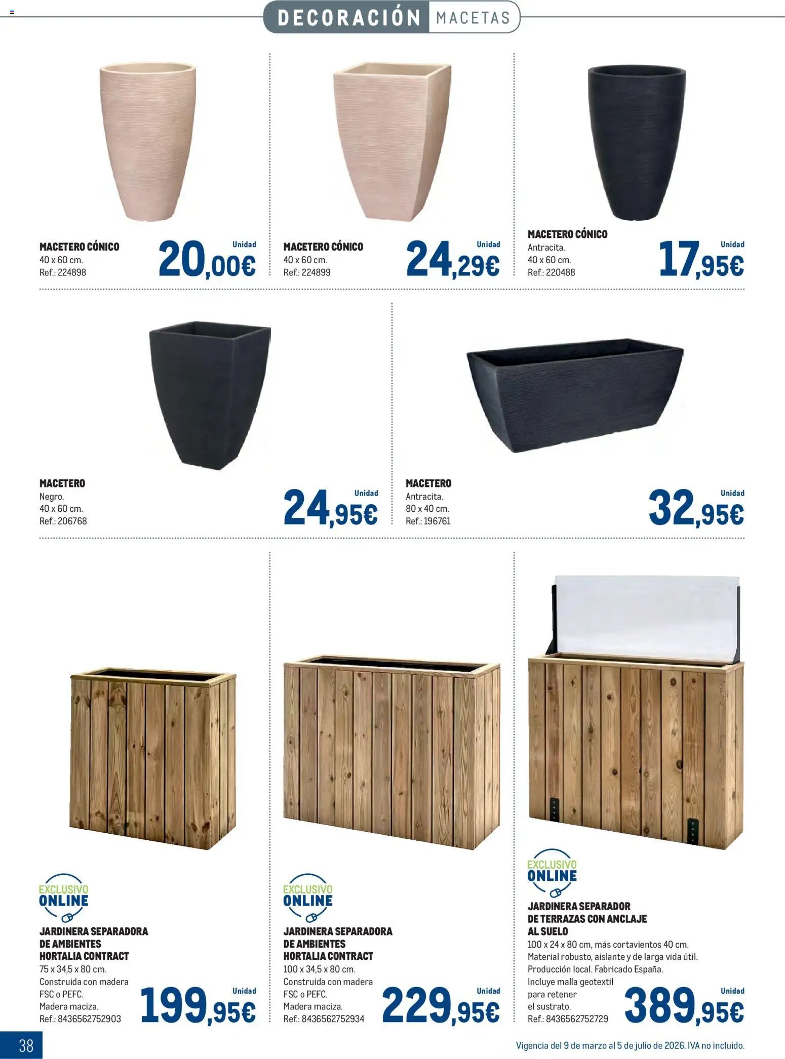 Makro - Especial Terrazas