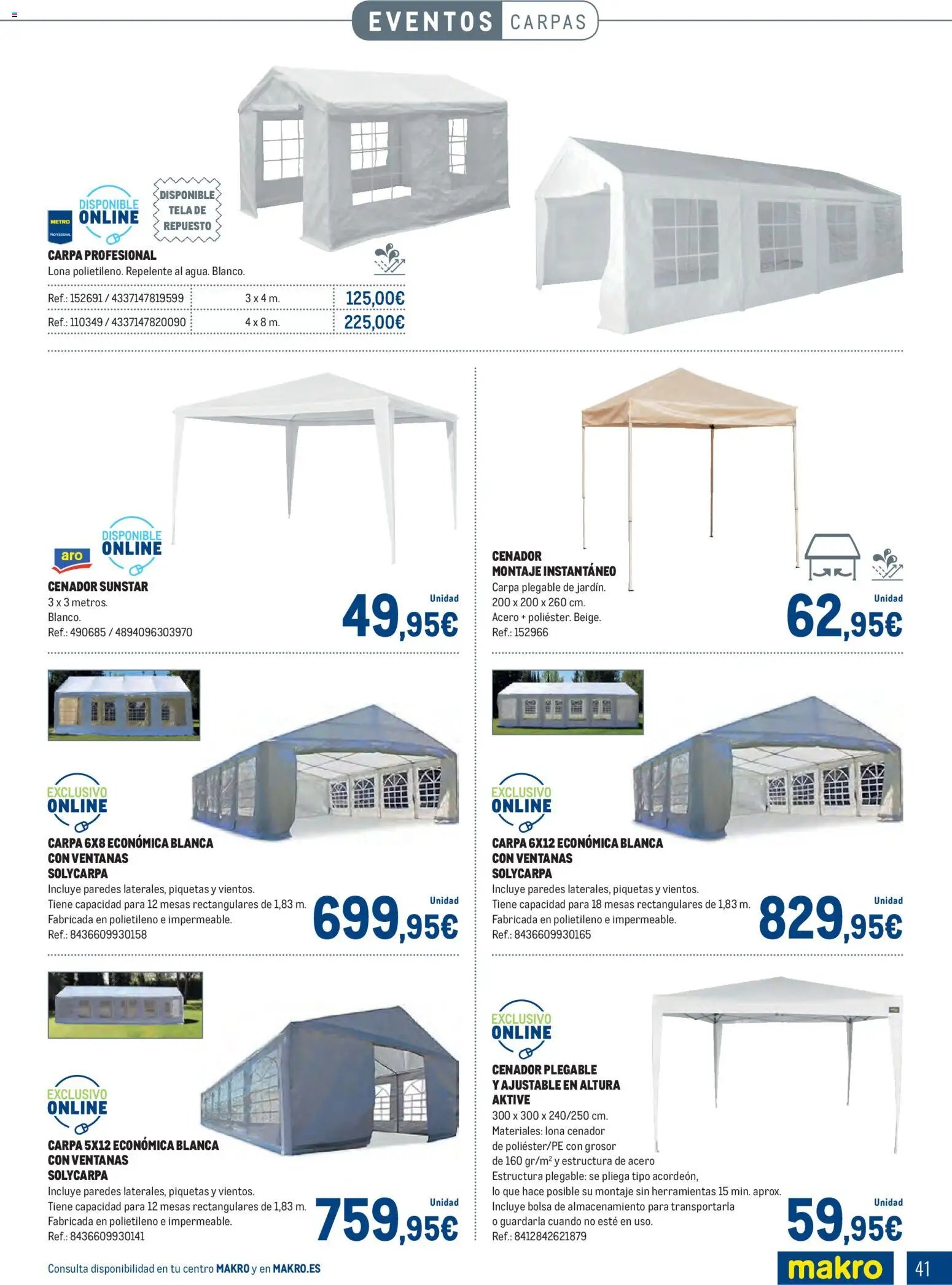 Makro - Especial Terrazas