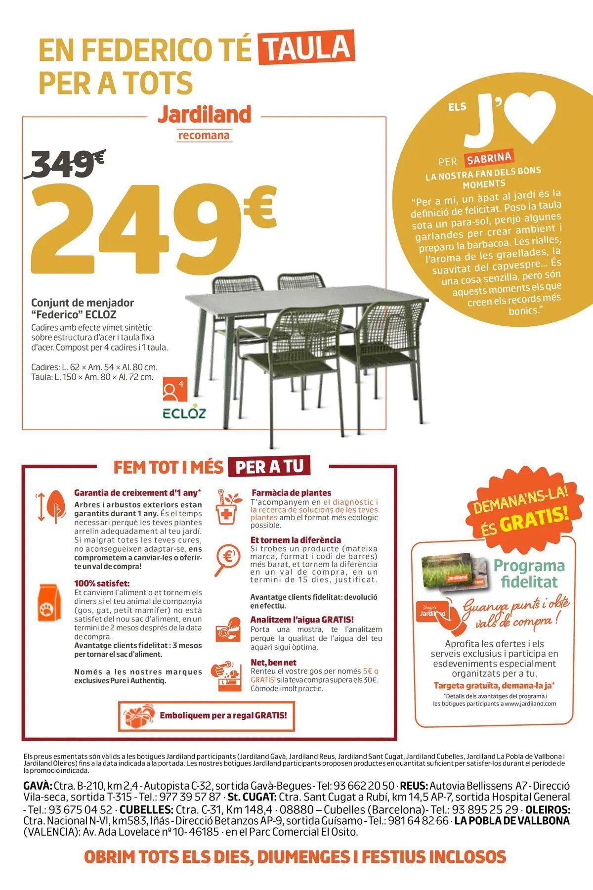 Jardiland - La natura et queda bé.