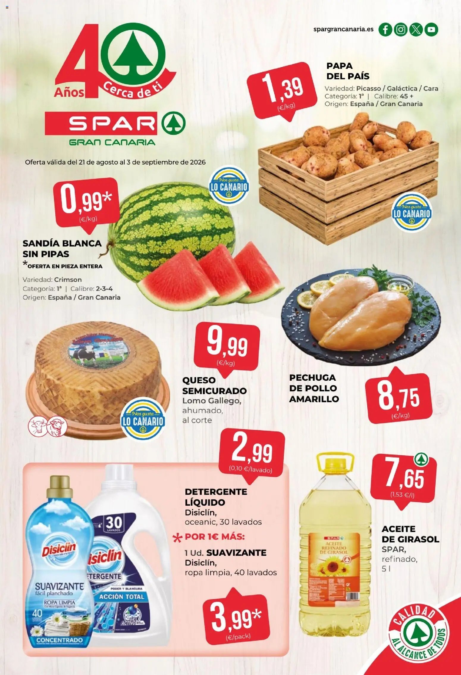 Spar folleto