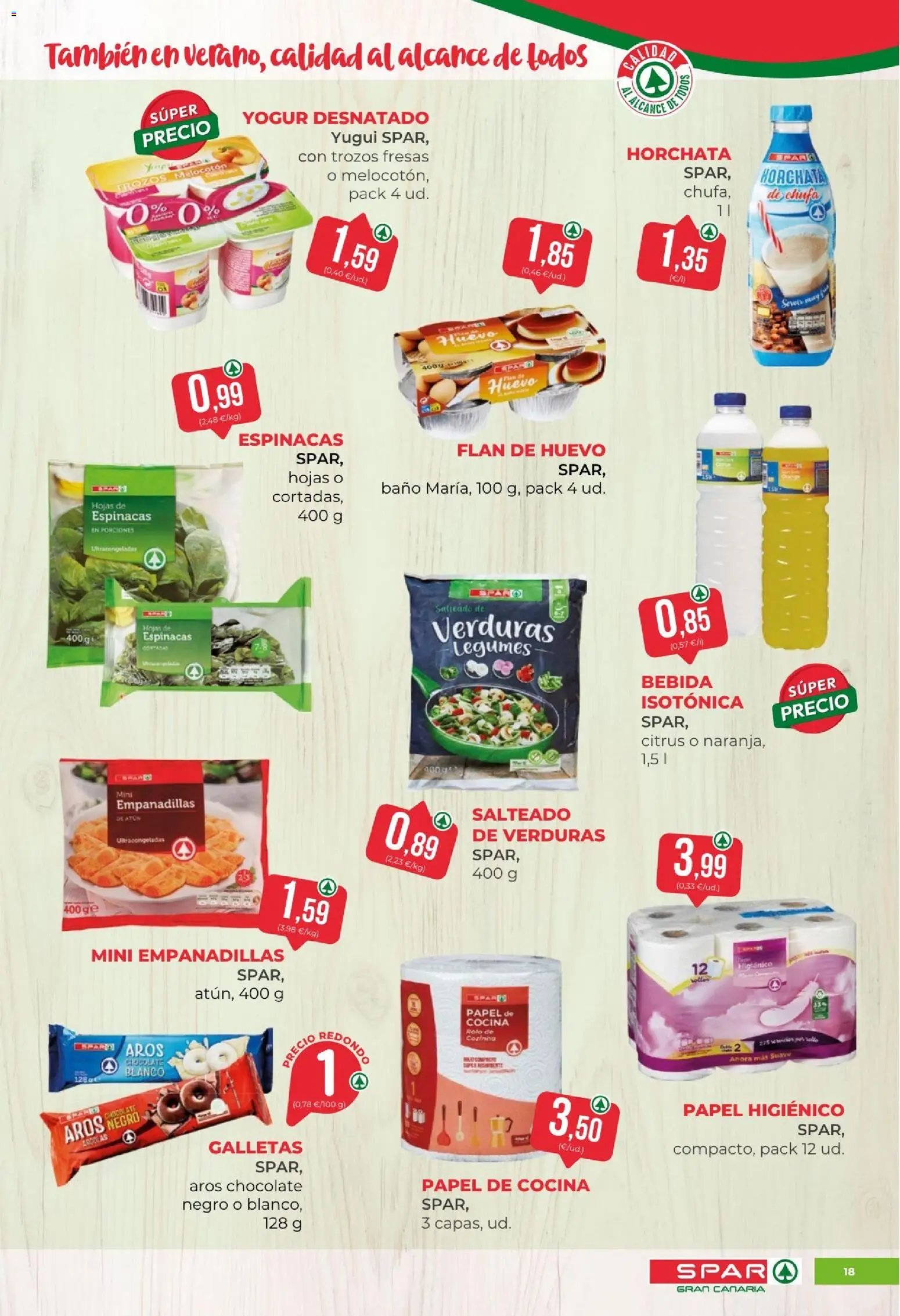 Spar folleto