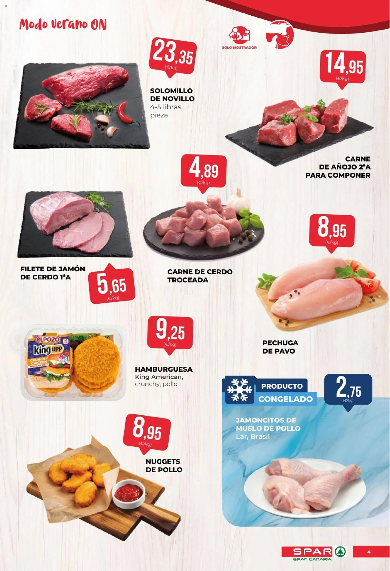 Spar folleto