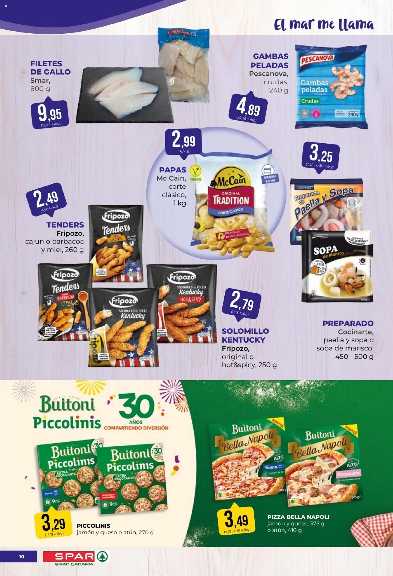 Spar folleto