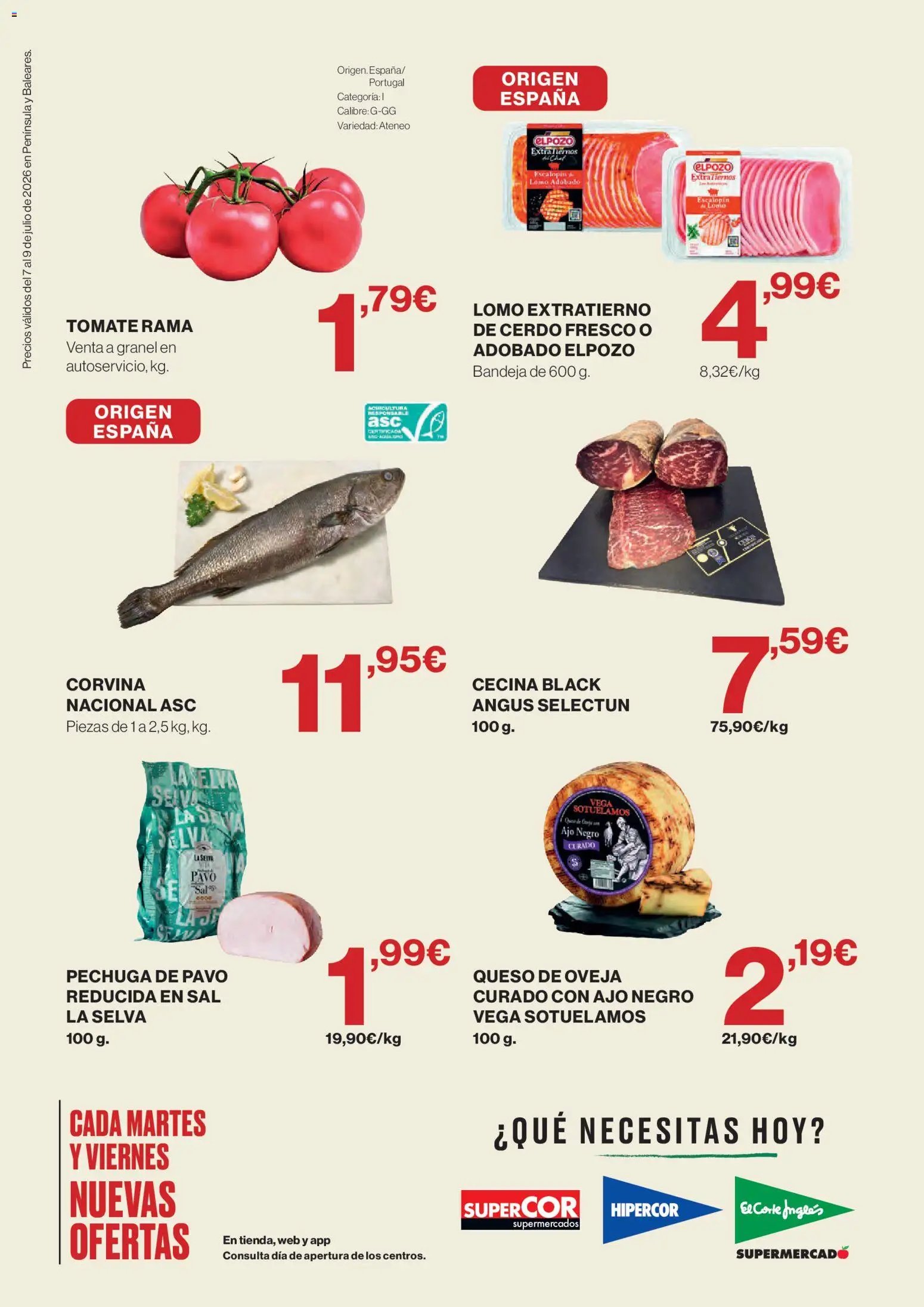 Hipercor catálogo