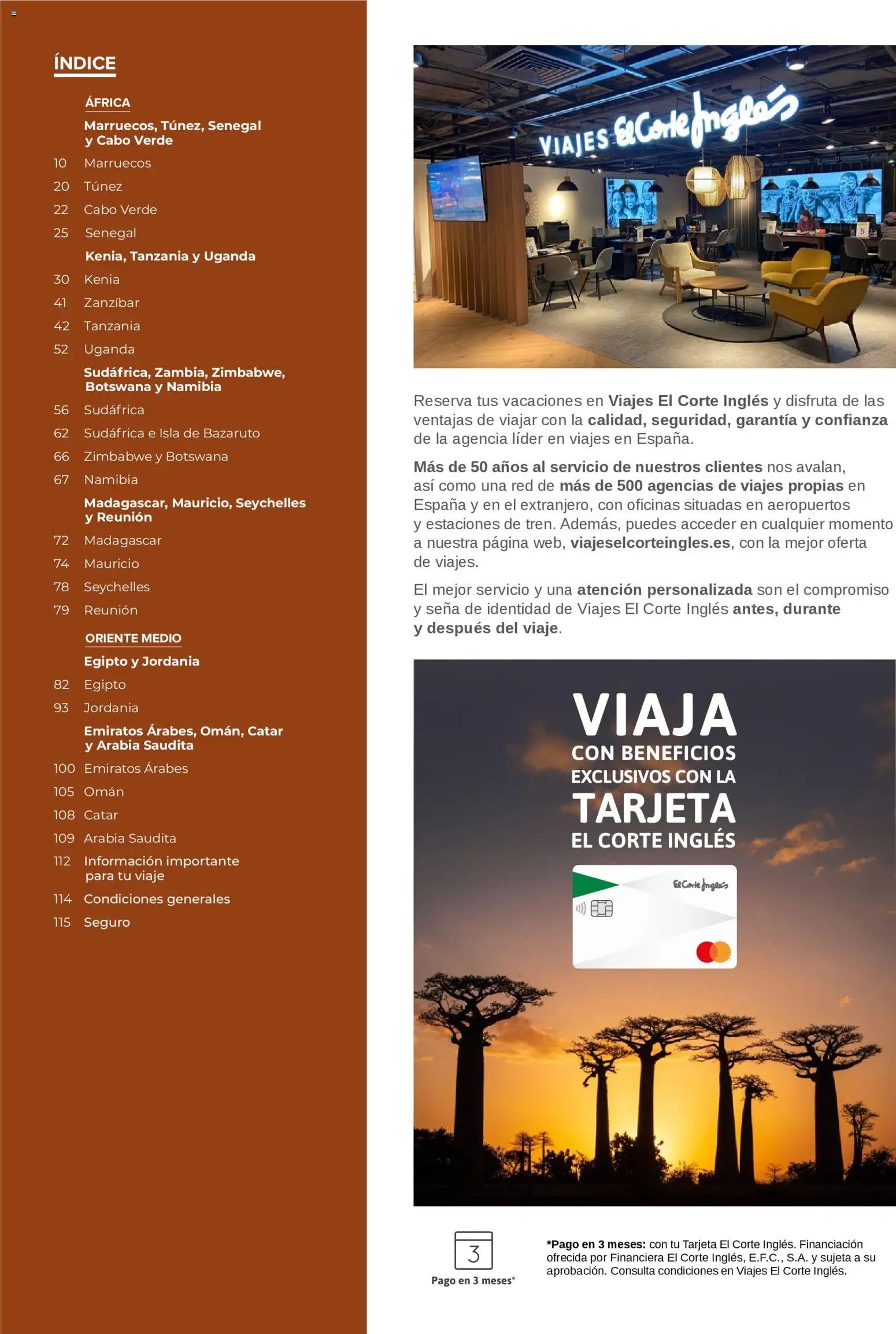 Viajes El Corte Inglés Africa y Oriente Medio