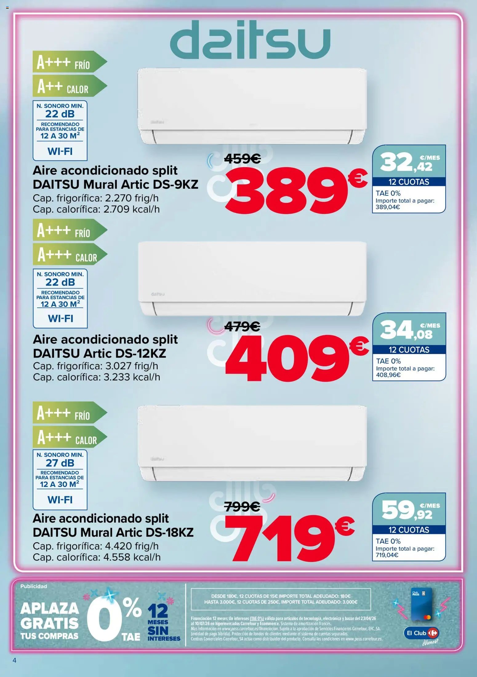 Carrefour Aire Acondicionado