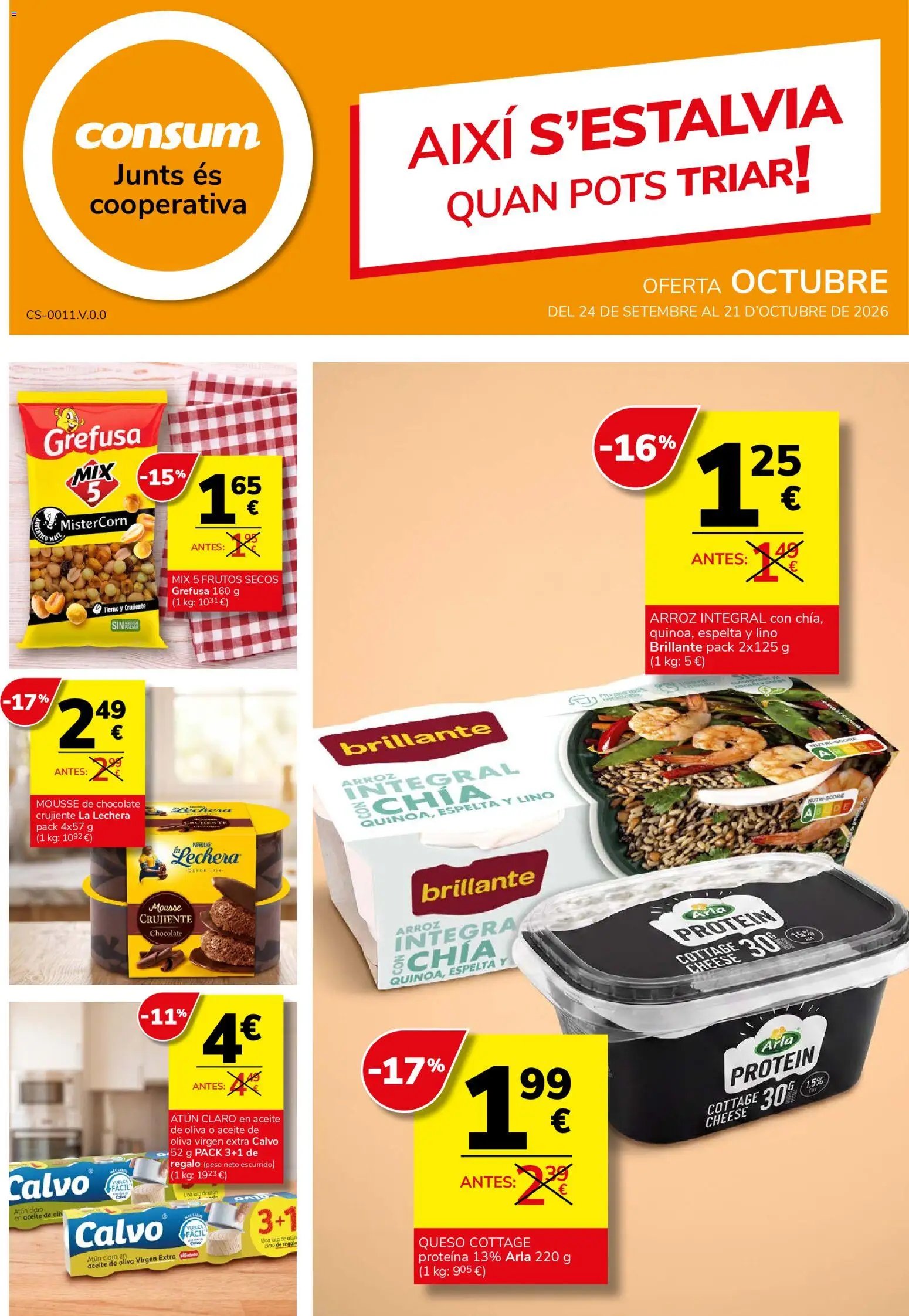 Consum folleto