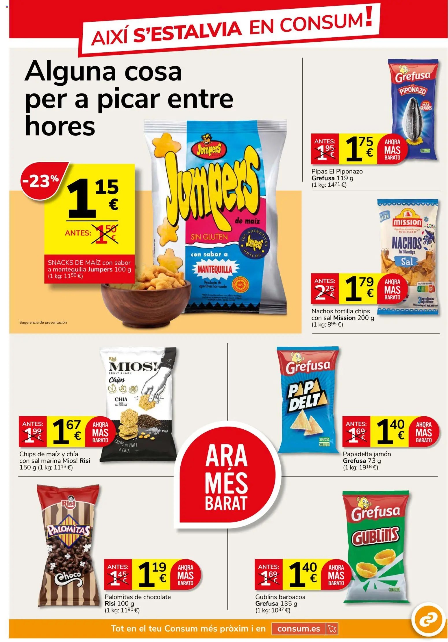 Consum folleto