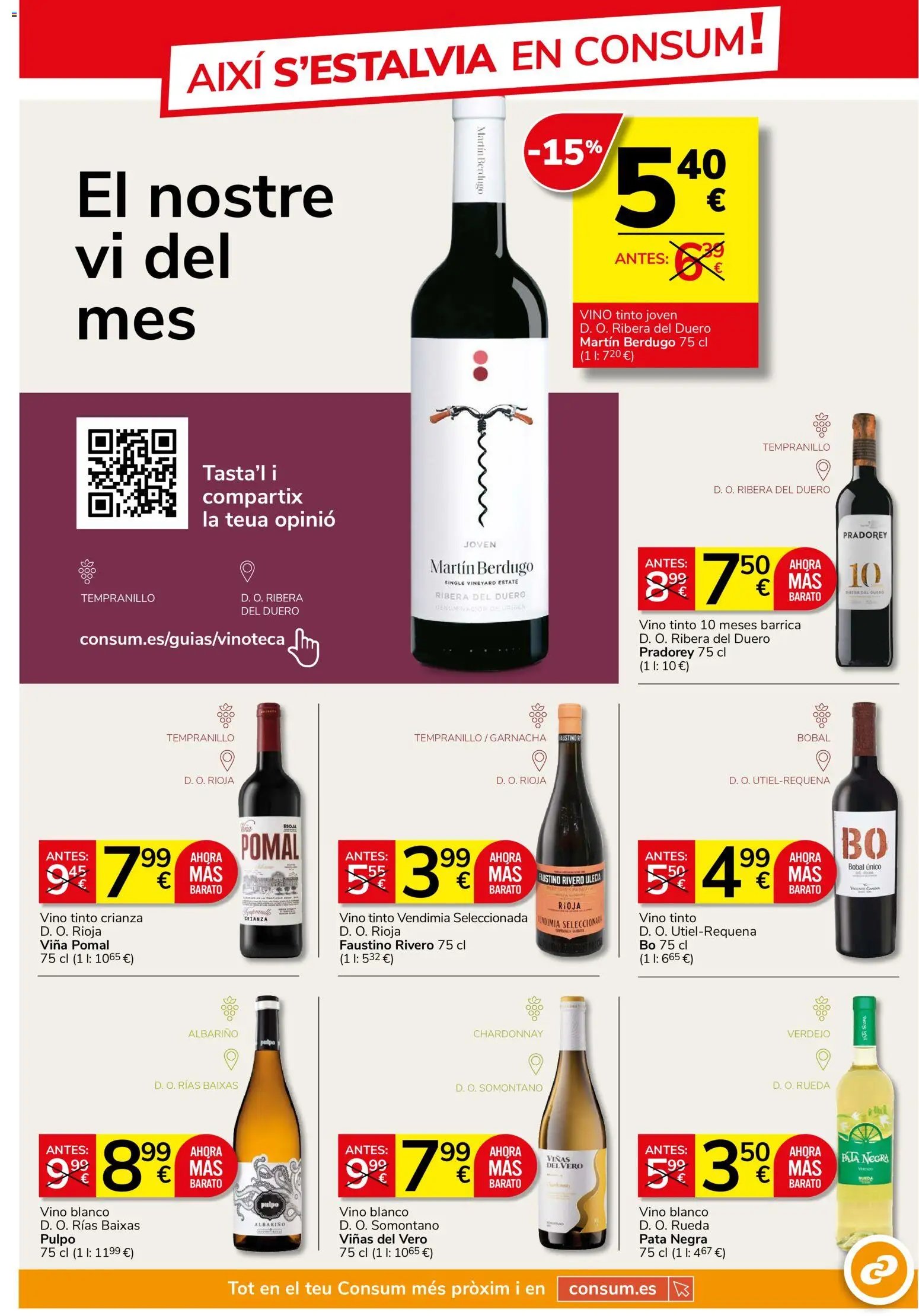 Consum folleto