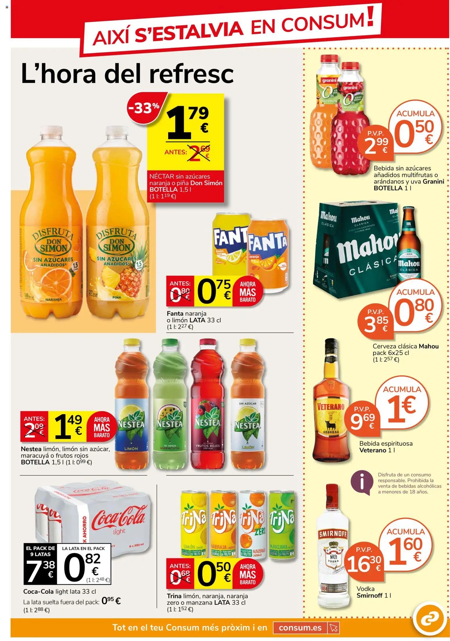 Consum folleto