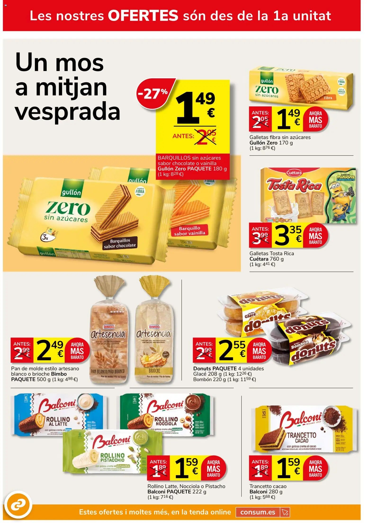 Consum folleto