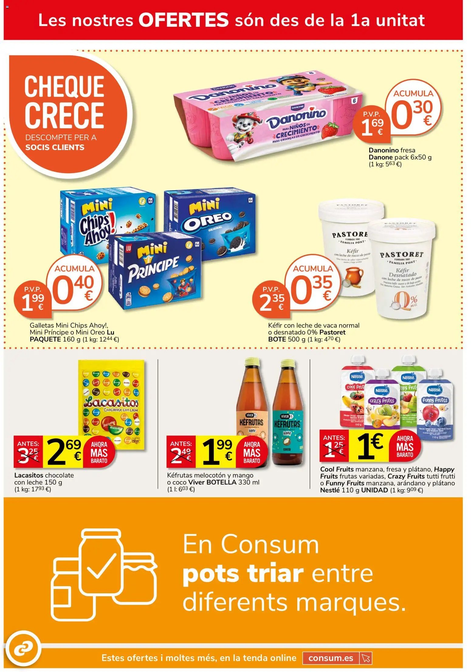 Consum folleto