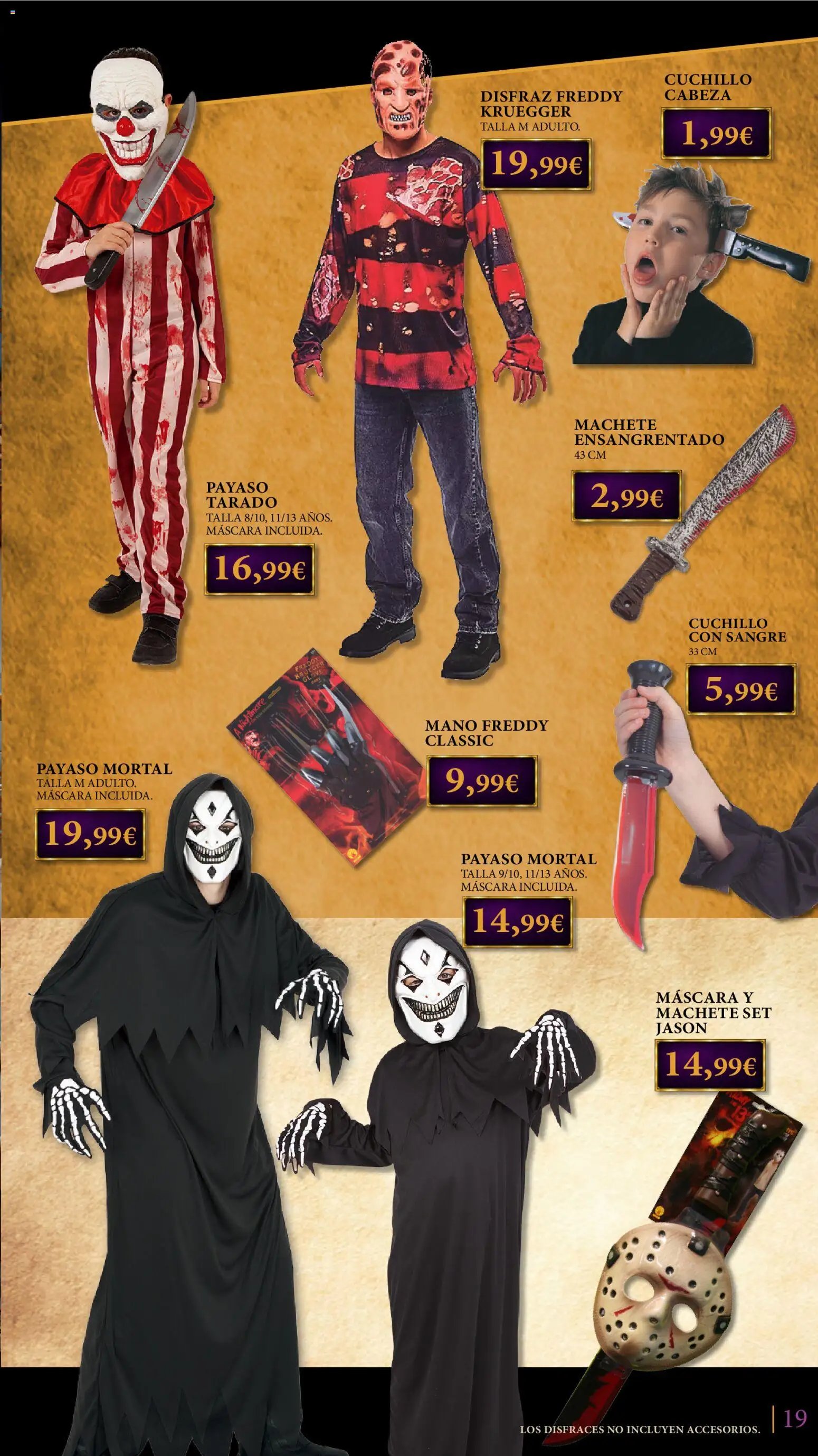 Toy Planet catálogo Disfraces Halloween