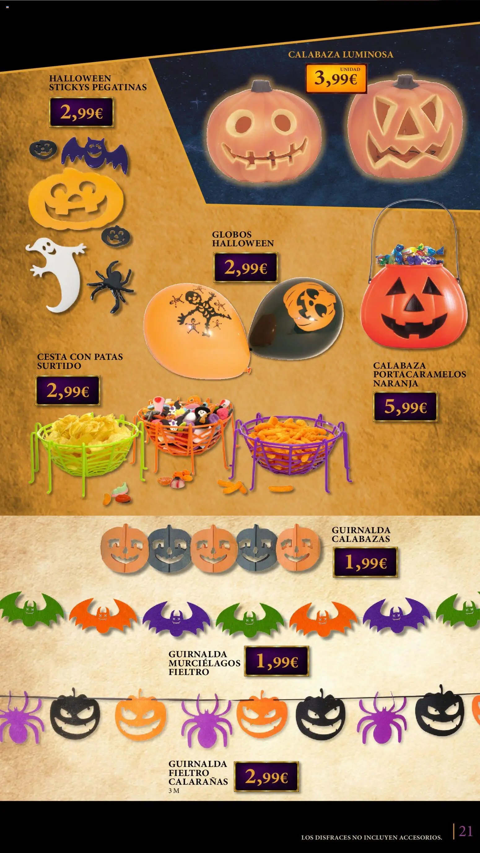 Toy Planet catálogo Disfraces Halloween