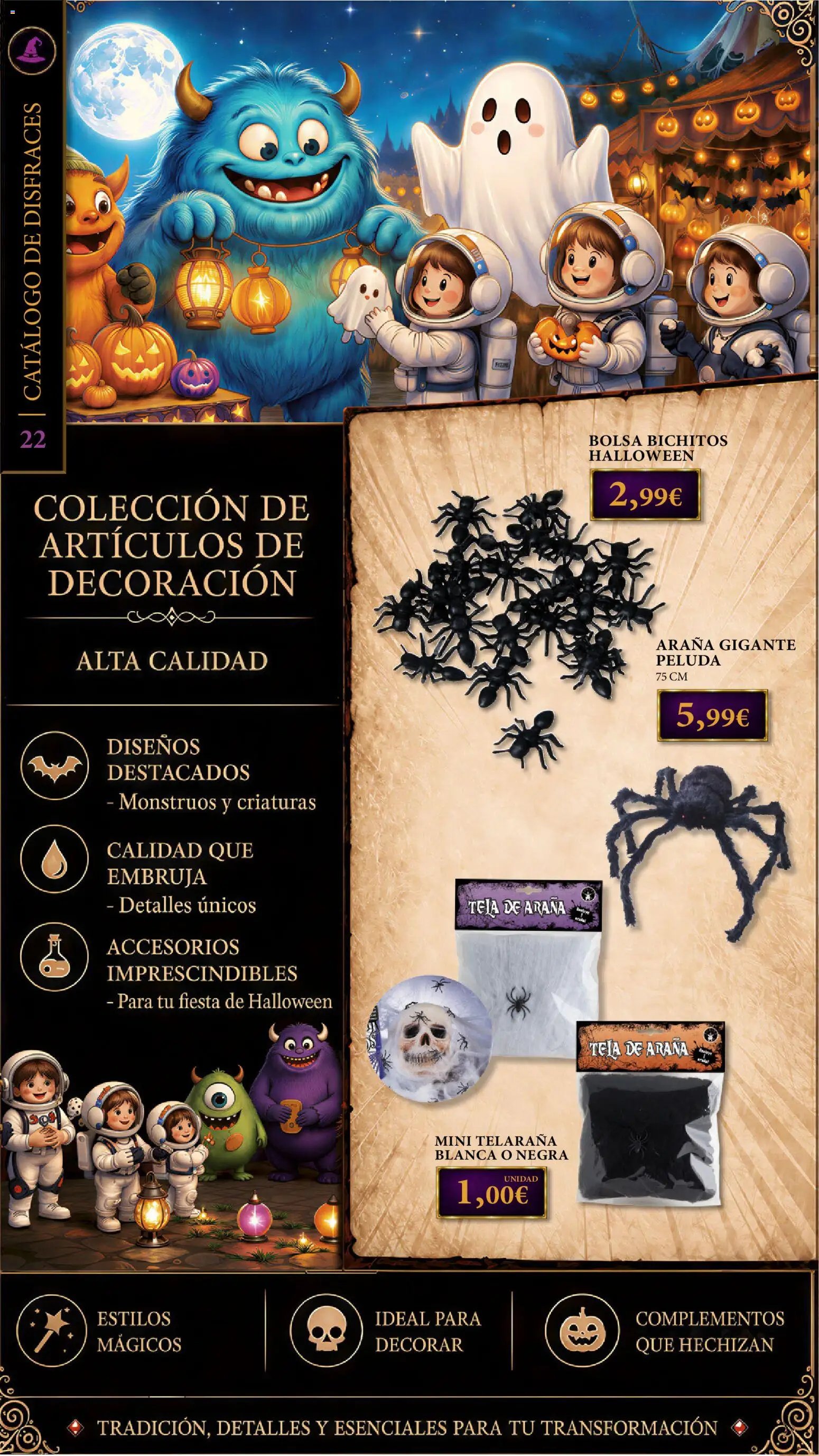 Toy Planet catálogo Disfraces Halloween