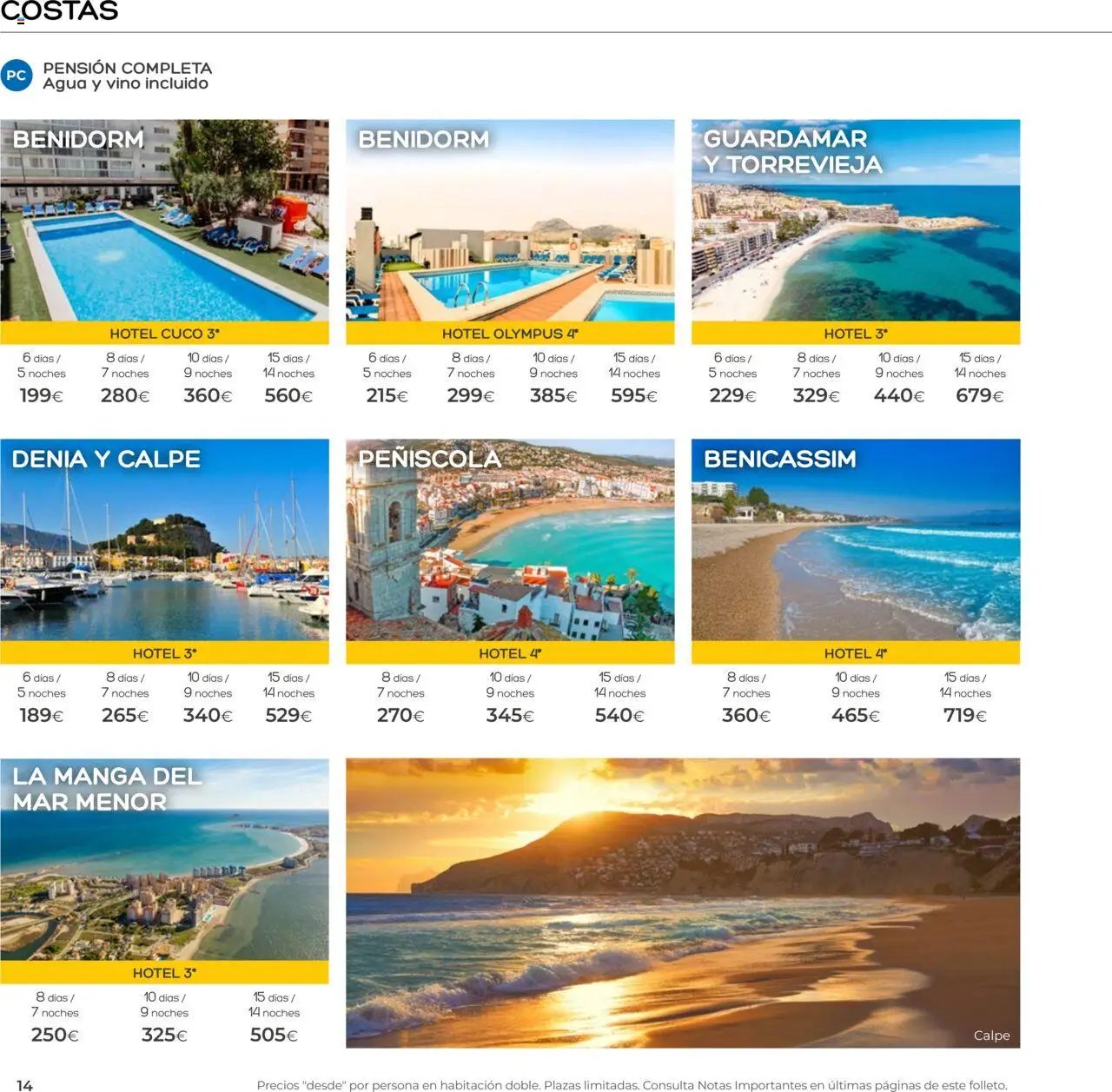 Viajes El Corte Inglés - Club de Vacaciones - Vacaciones Económicas Personalizado