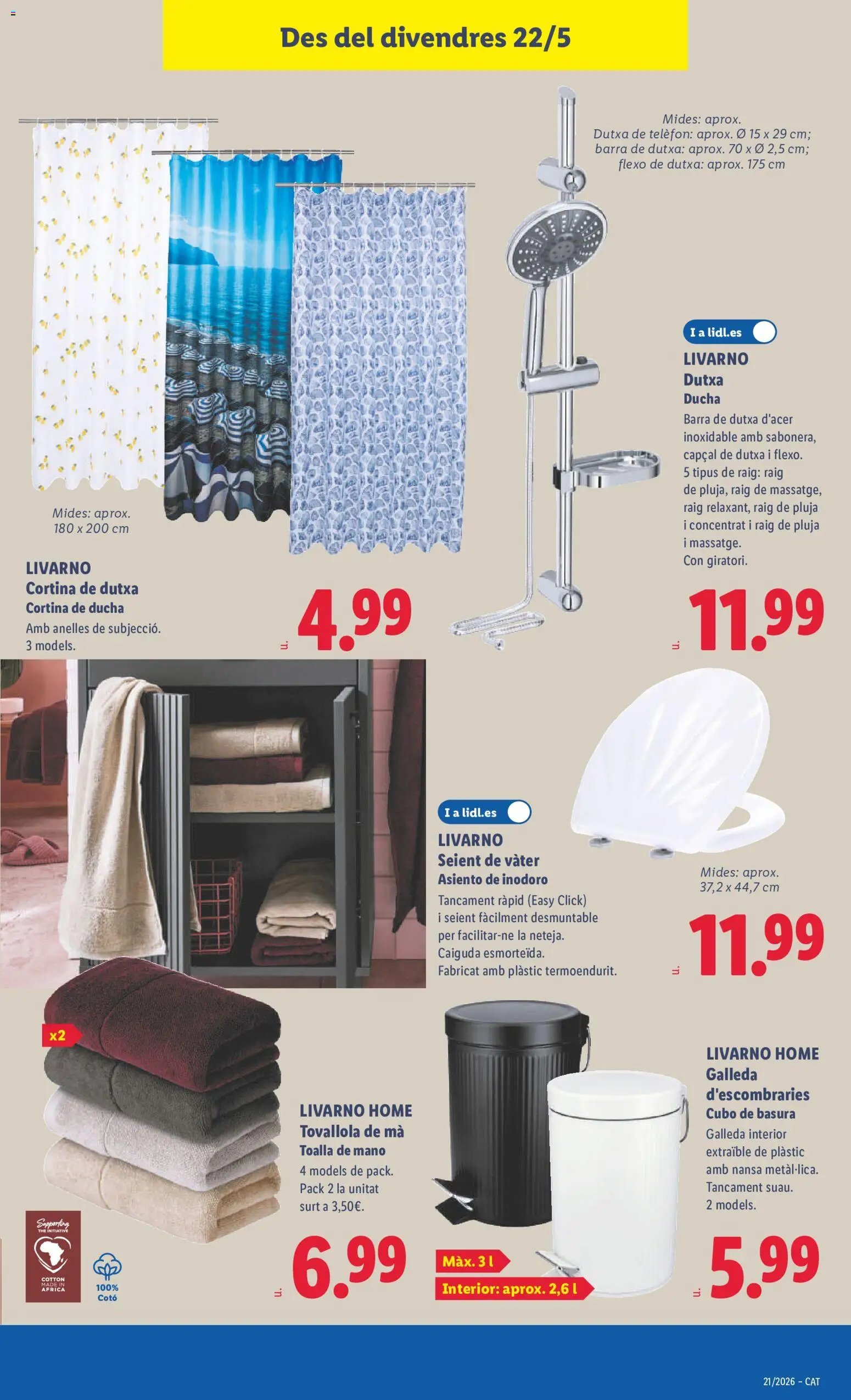 Lidl folleto de bazar