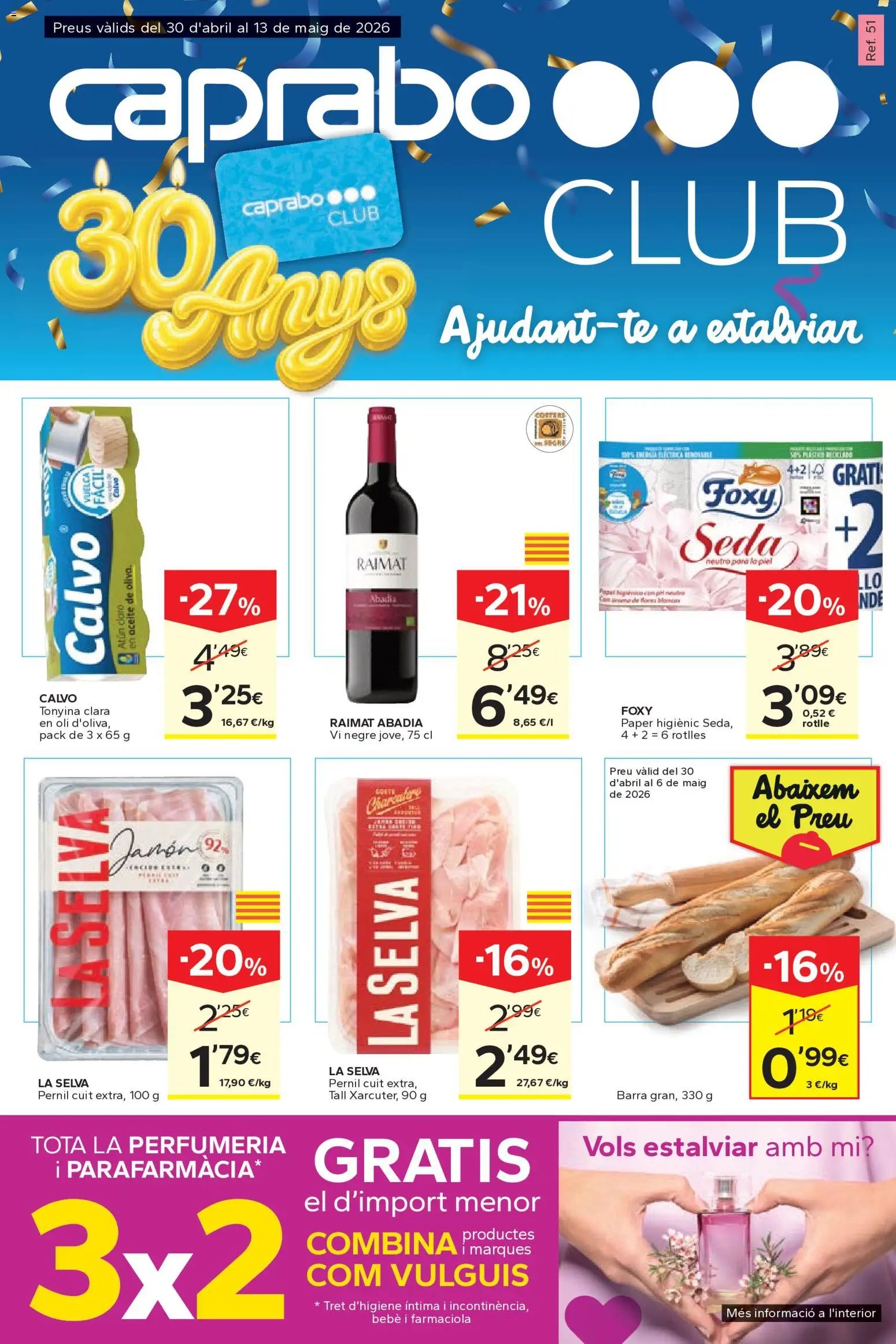 Caprabo Club 30 anys