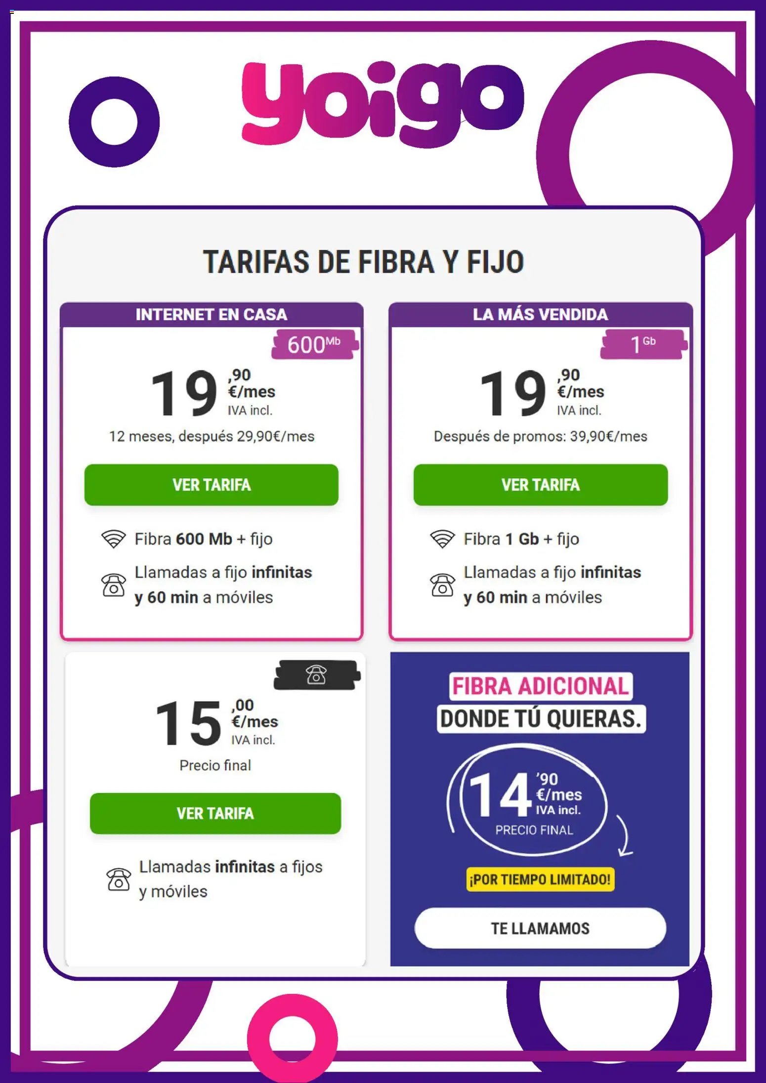 Yoigo ofertas