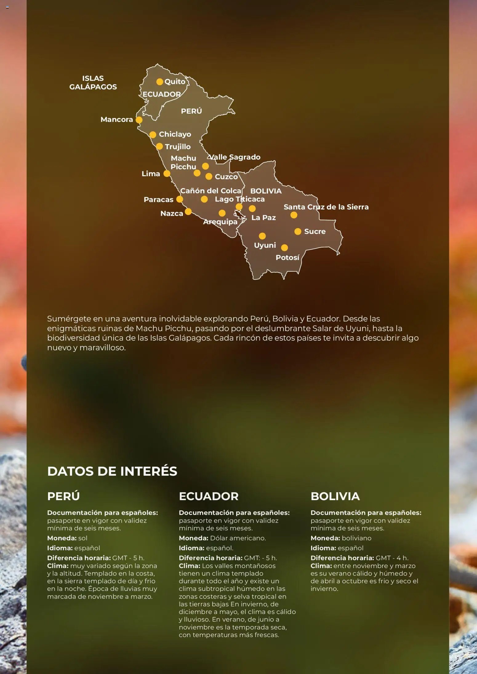 Viajes El Corte Inglés Centroamérica y Sudamérica