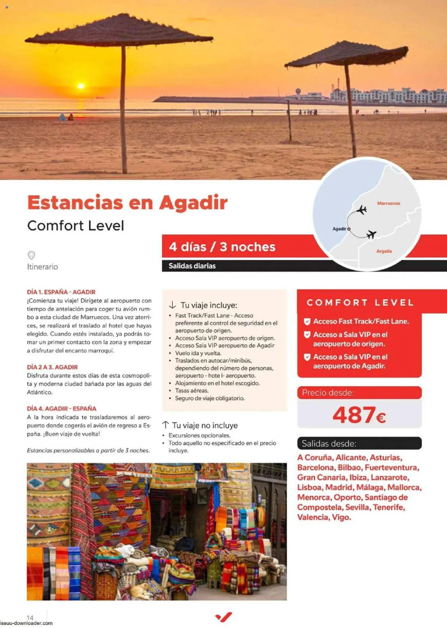 Halcón Viajes Comfort level 2026