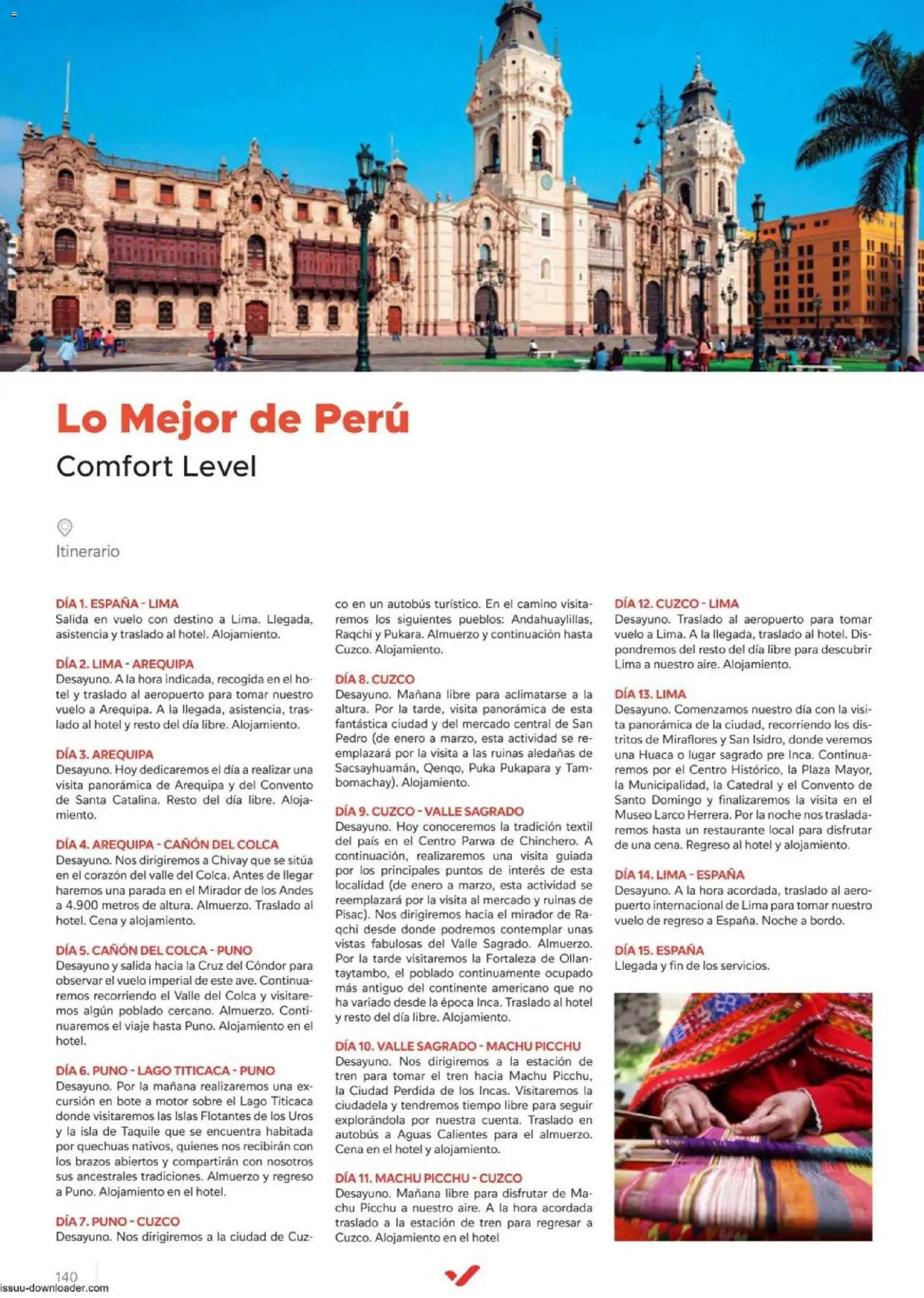 Halcón Viajes Comfort level 2026