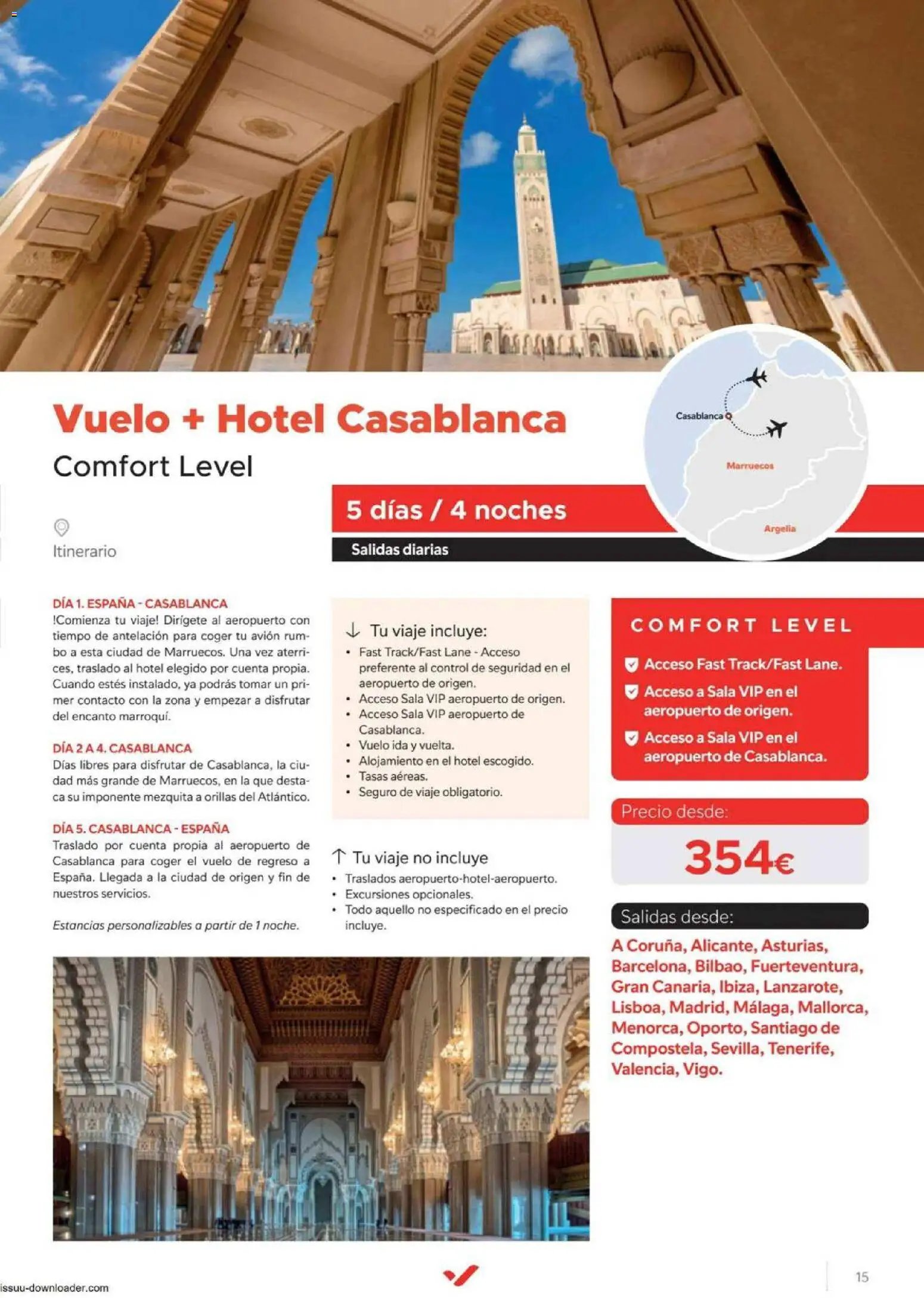 Halcón Viajes Comfort level 2026