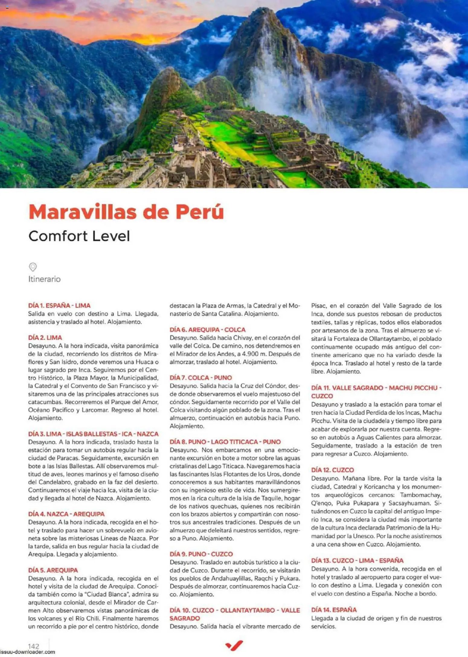 Halcón Viajes Comfort level 2026