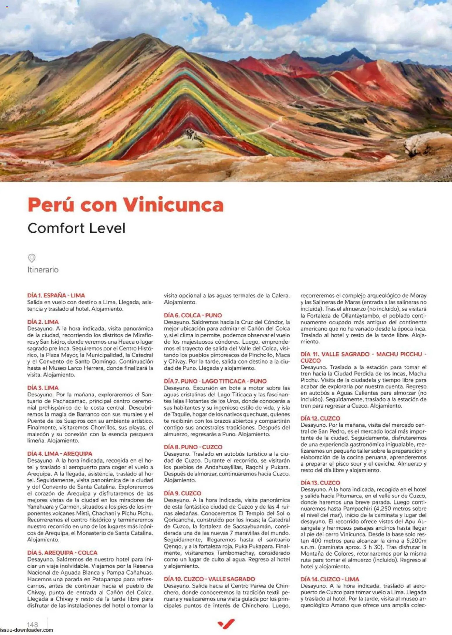 Halcón Viajes Comfort level 2026
