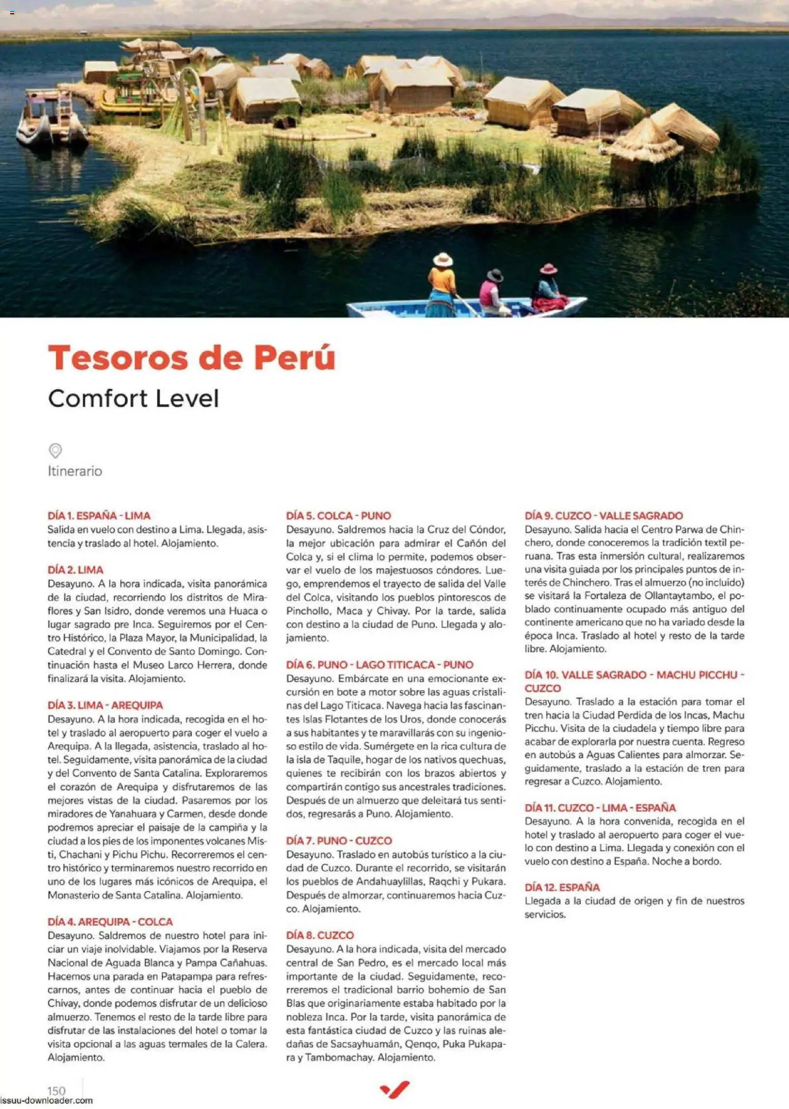 Halcón Viajes Comfort level 2026