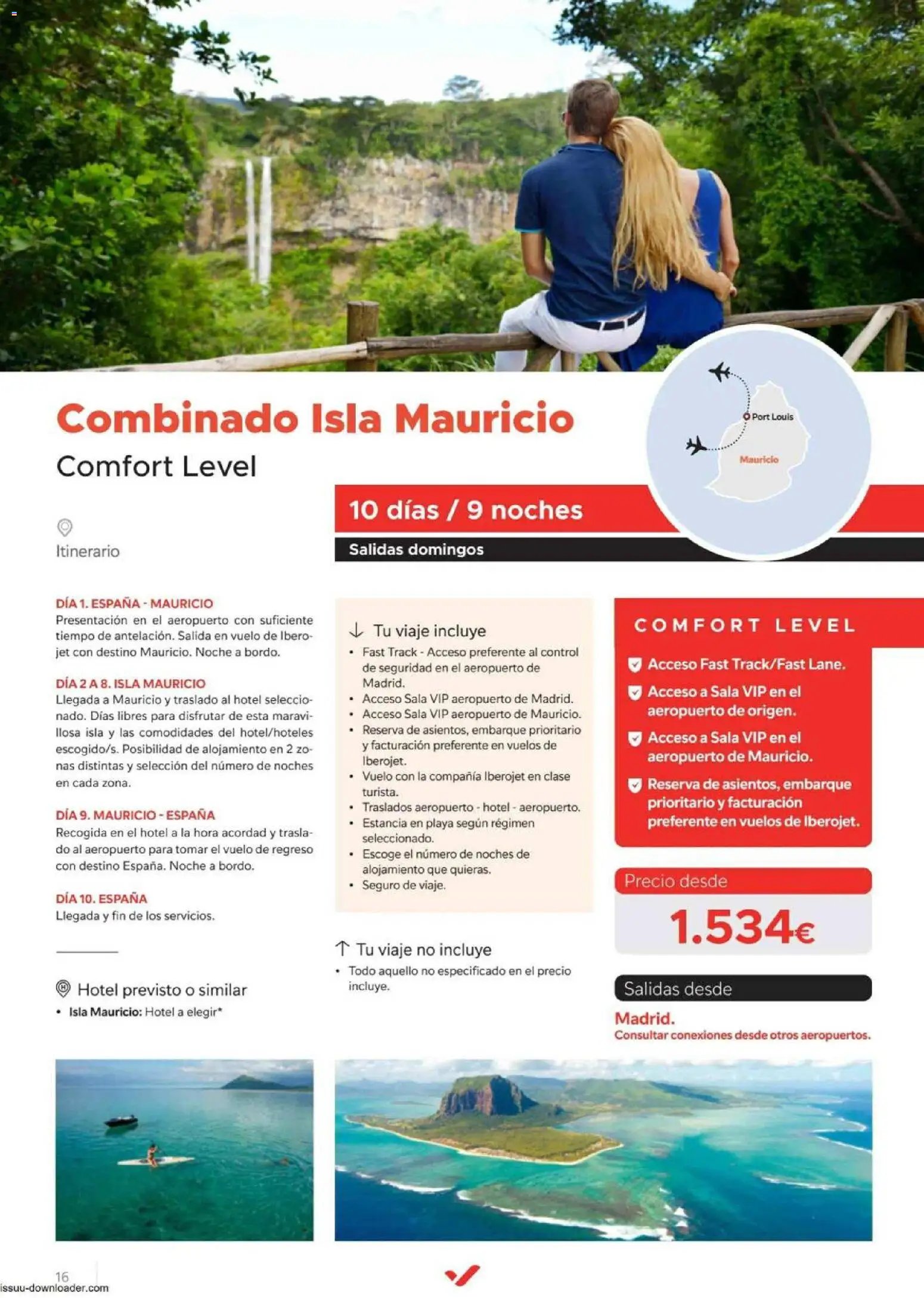 Halcón Viajes Comfort level 2026