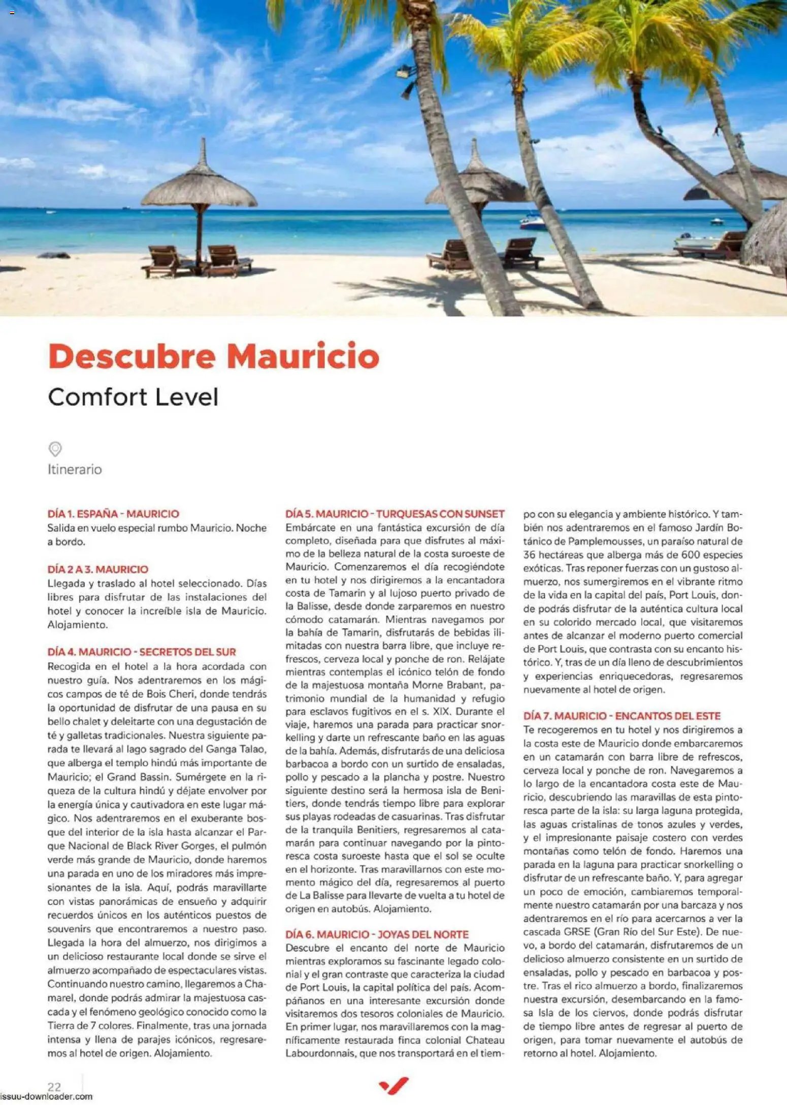 Halcón Viajes Comfort level 2026