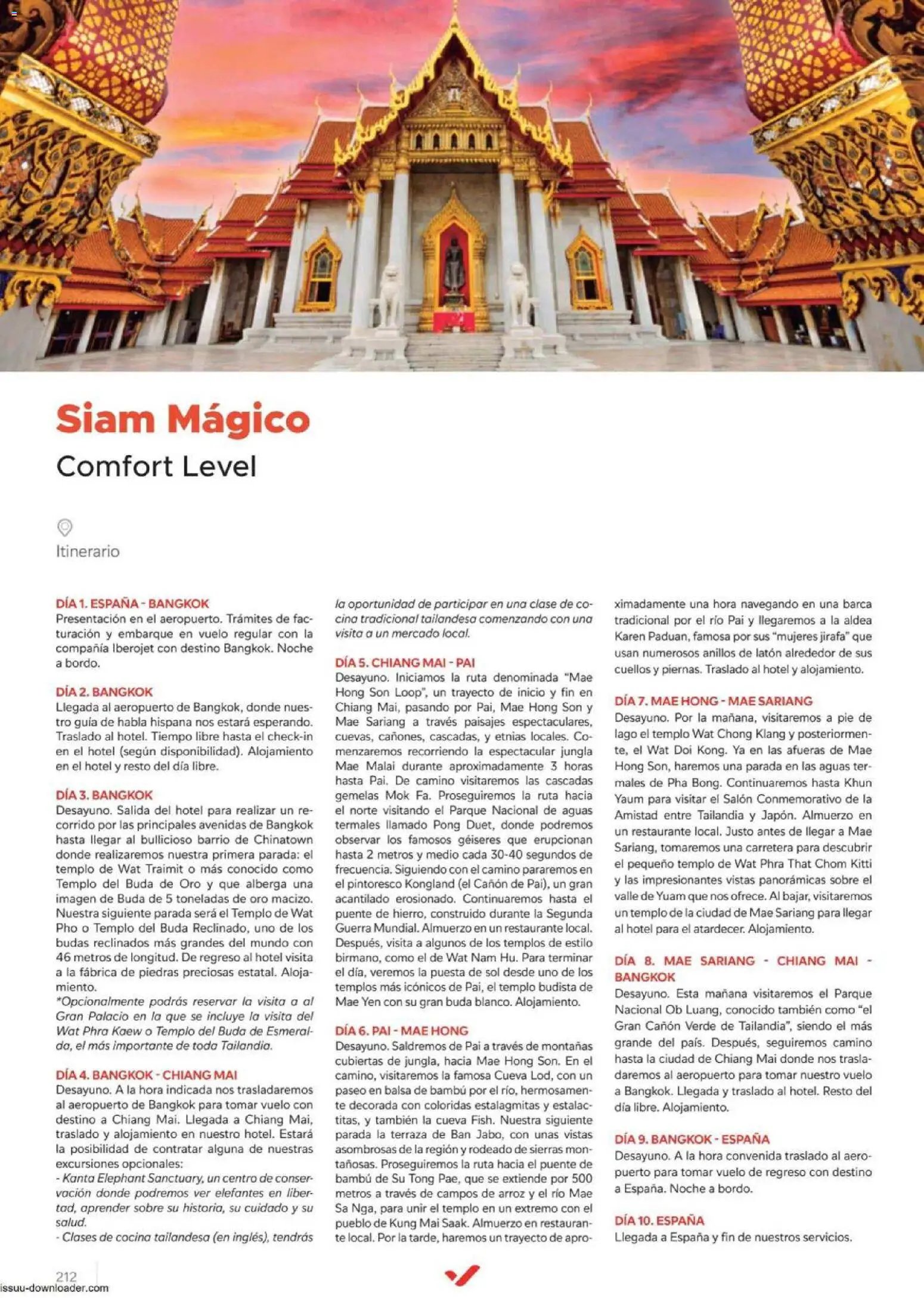 Halcón Viajes Comfort level 2026