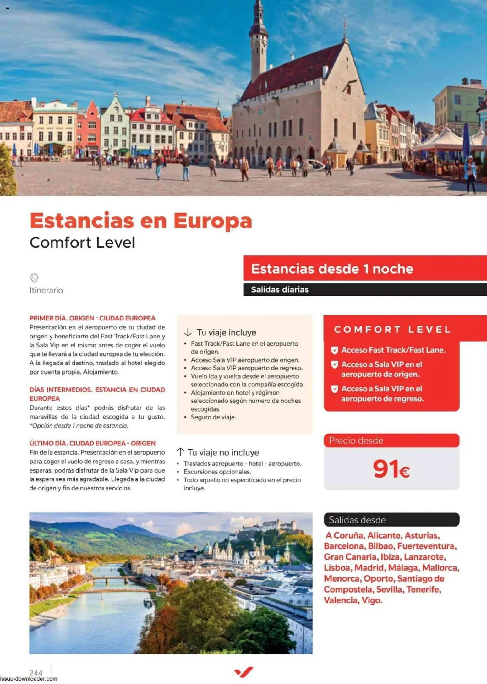 Halcón Viajes Comfort level 2026