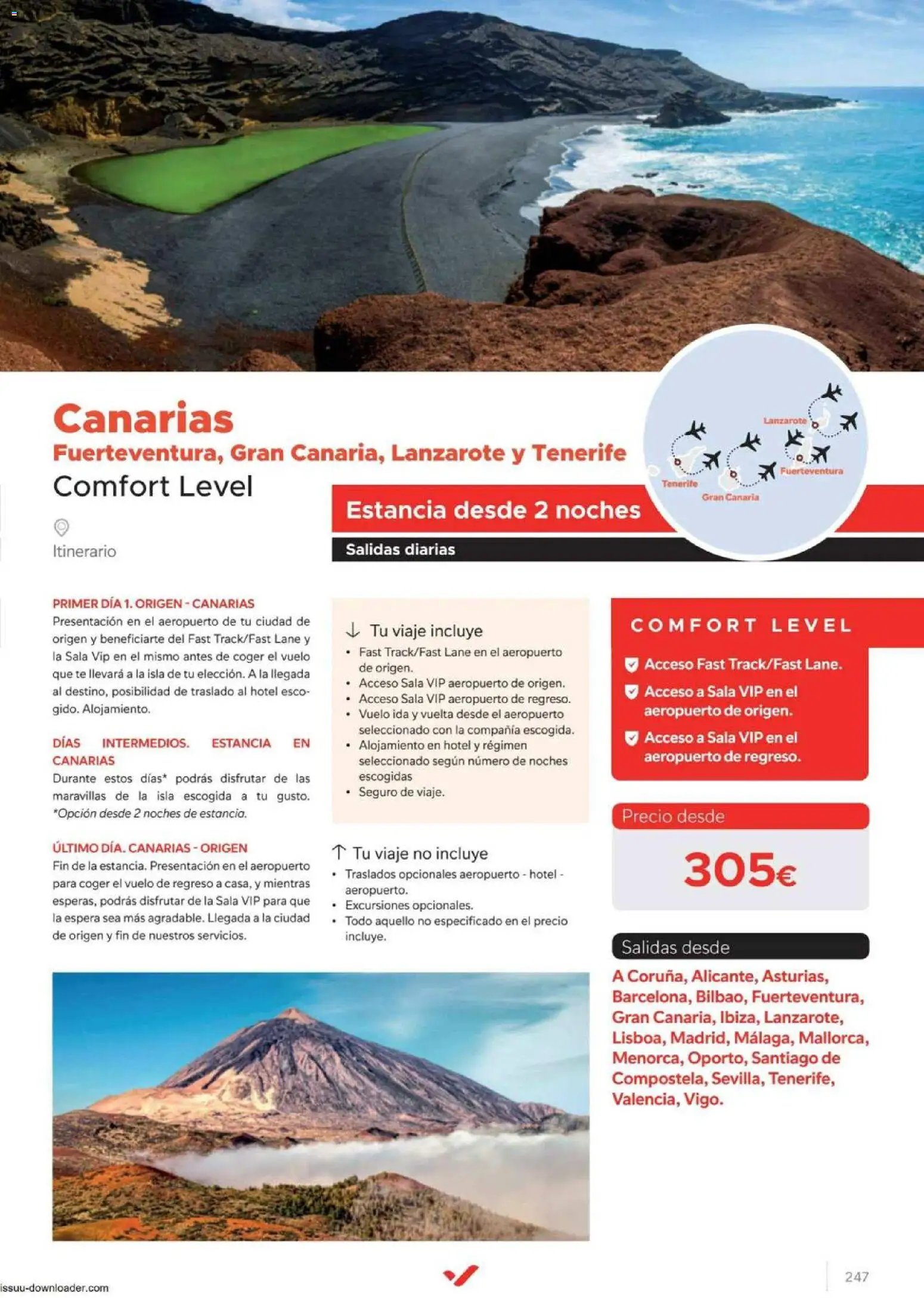 Halcón Viajes Comfort level 2026