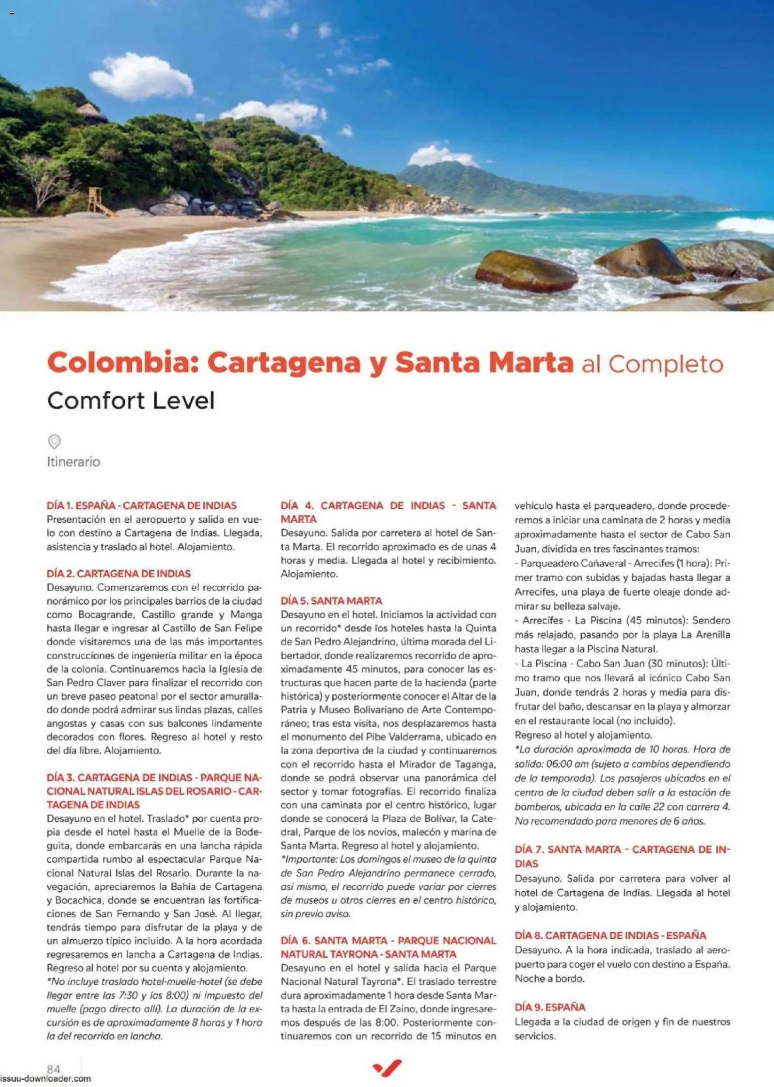 Halcón Viajes Comfort level 2026