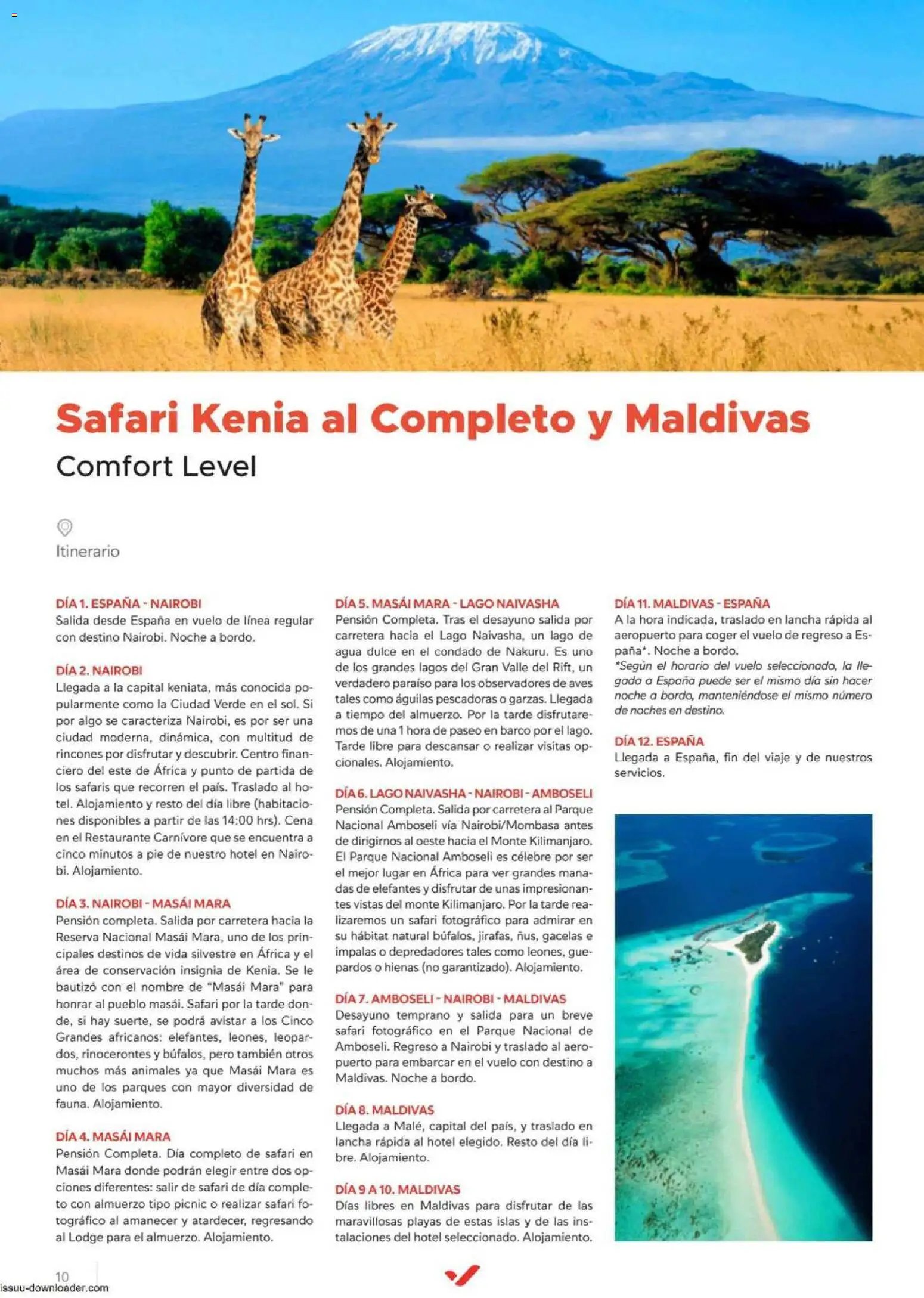 Halcón Viajes Comfort level 2026