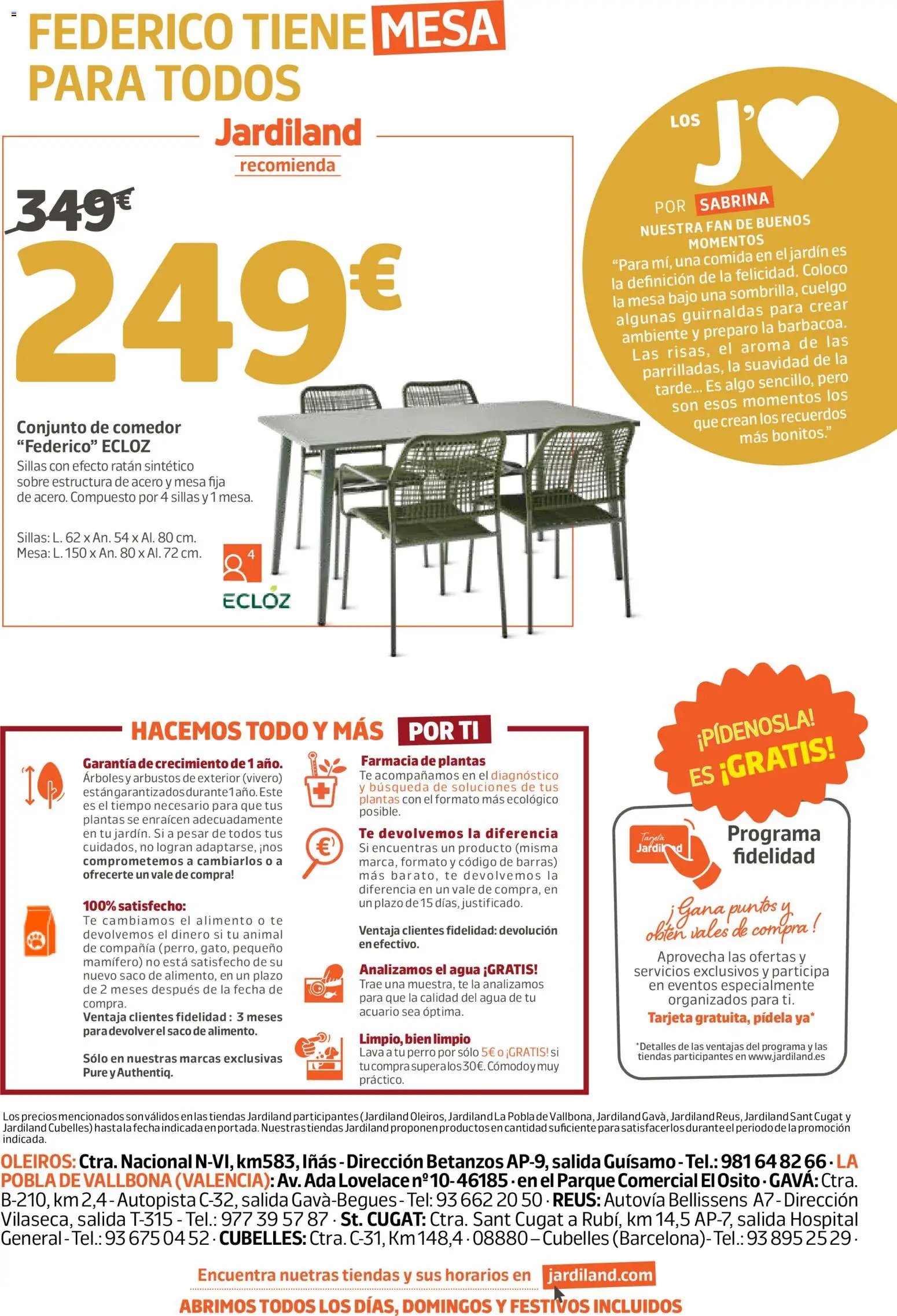 Jardiland folleto