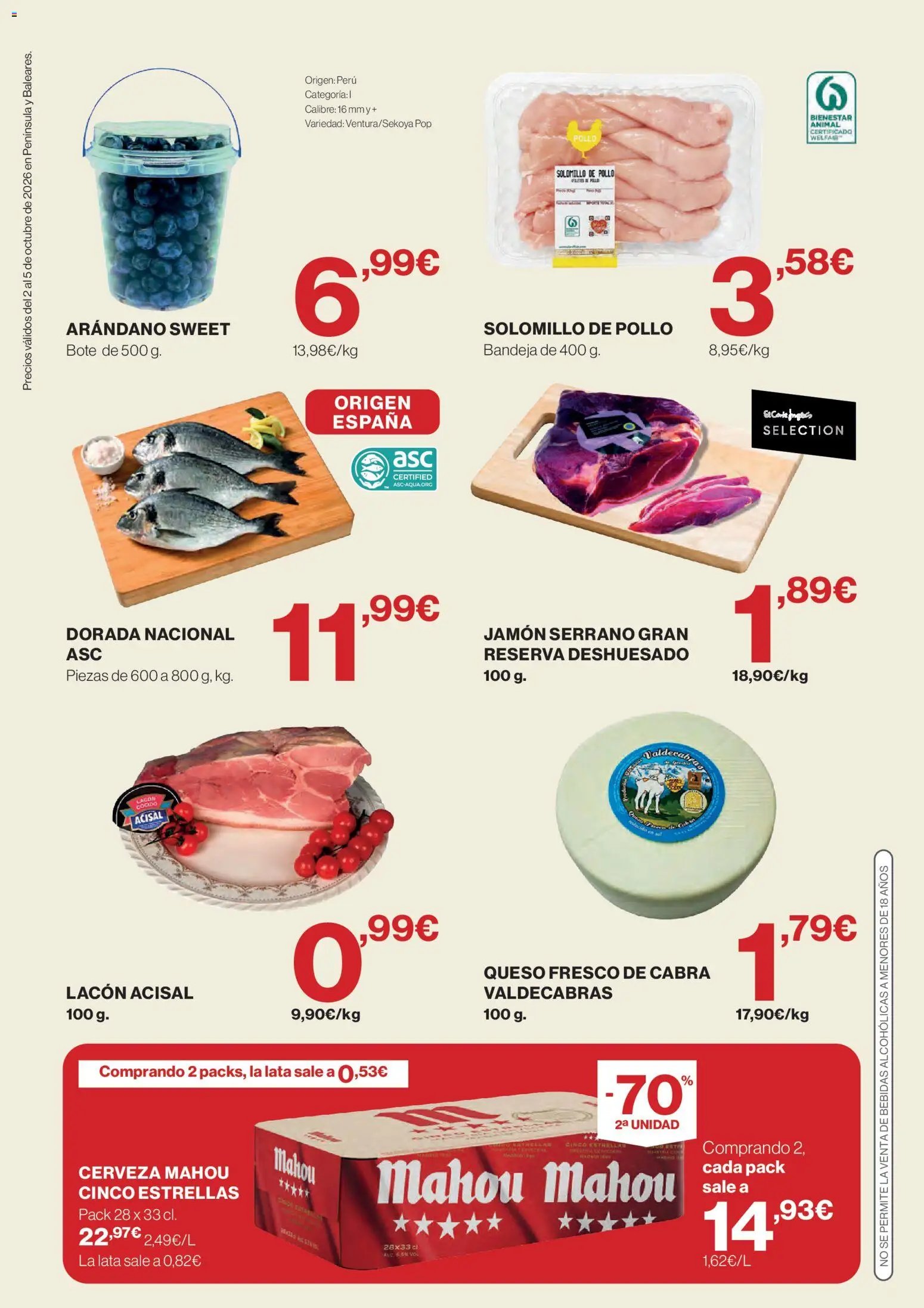 El Corte Inglés solo 3 días